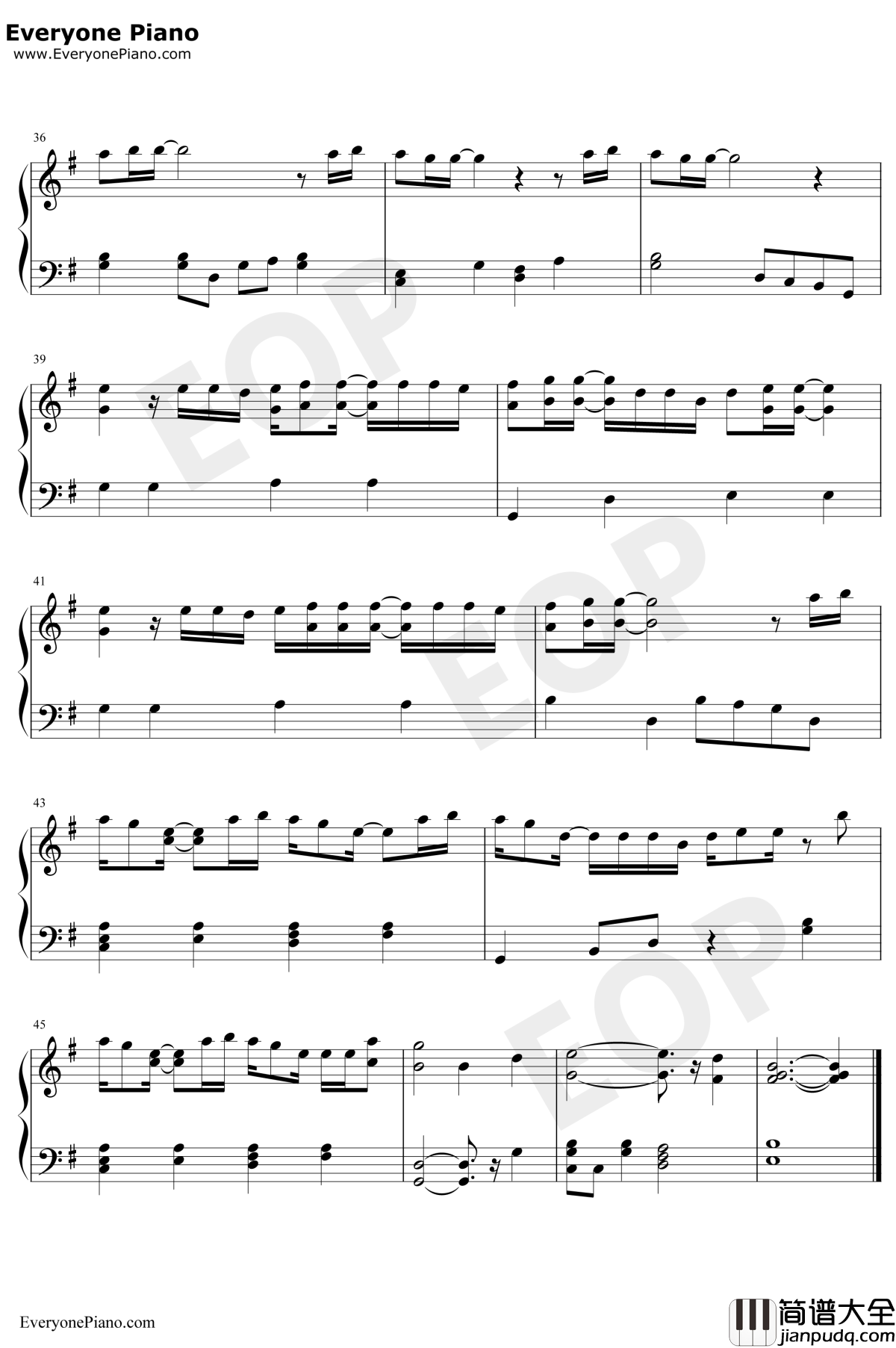 secretbase~君がくれたもの~钢琴谱_ZONE_日本流行乐坛经典曲目