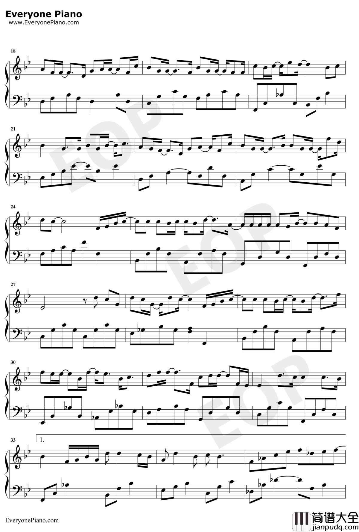 年少有为钢琴谱_李荣浩_华丽独奏版_唱出了年少时的遗憾好扎心