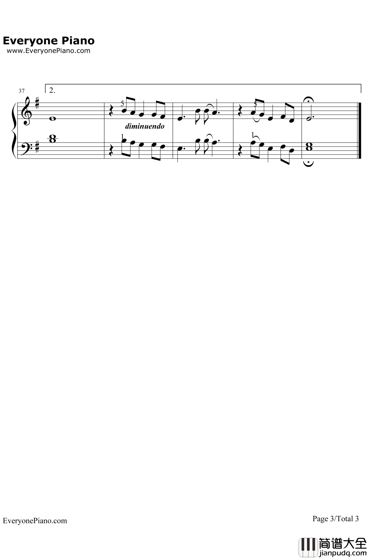 铁血丹心简单版钢琴谱_甄妮__射雕英雄传_主题曲