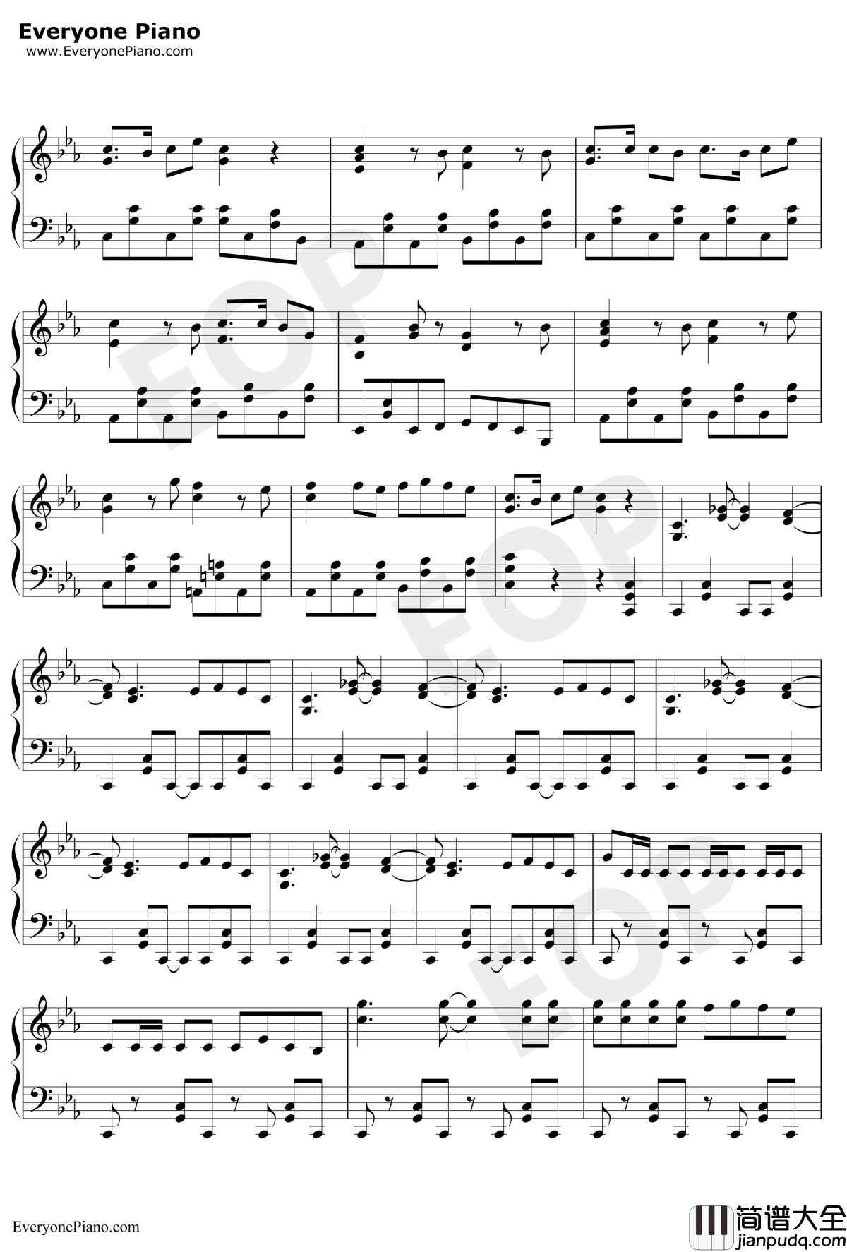 インビジブル钢琴谱_GUMI&镜音リン