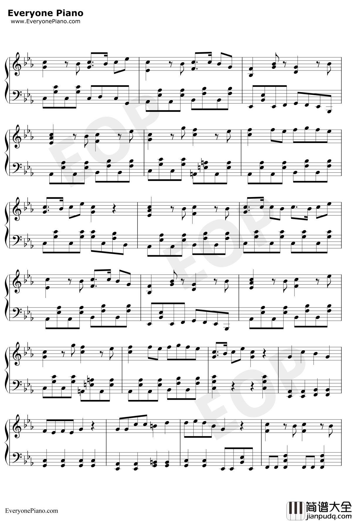 インビジブル钢琴谱_GUMI&镜音リン