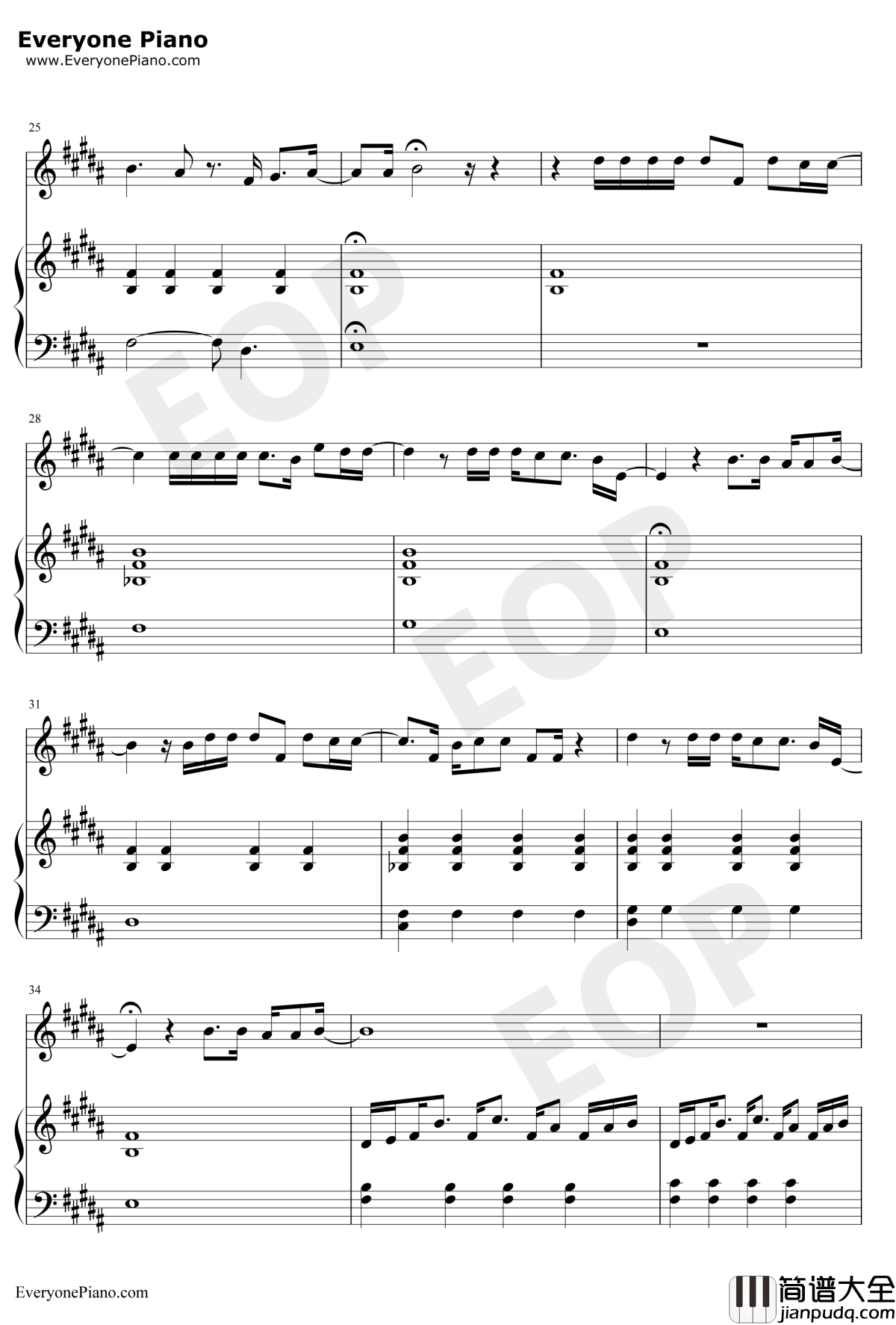 You_Will_Be_Found钢琴谱_Benj_Pasek_亲爱的埃文汉森OST