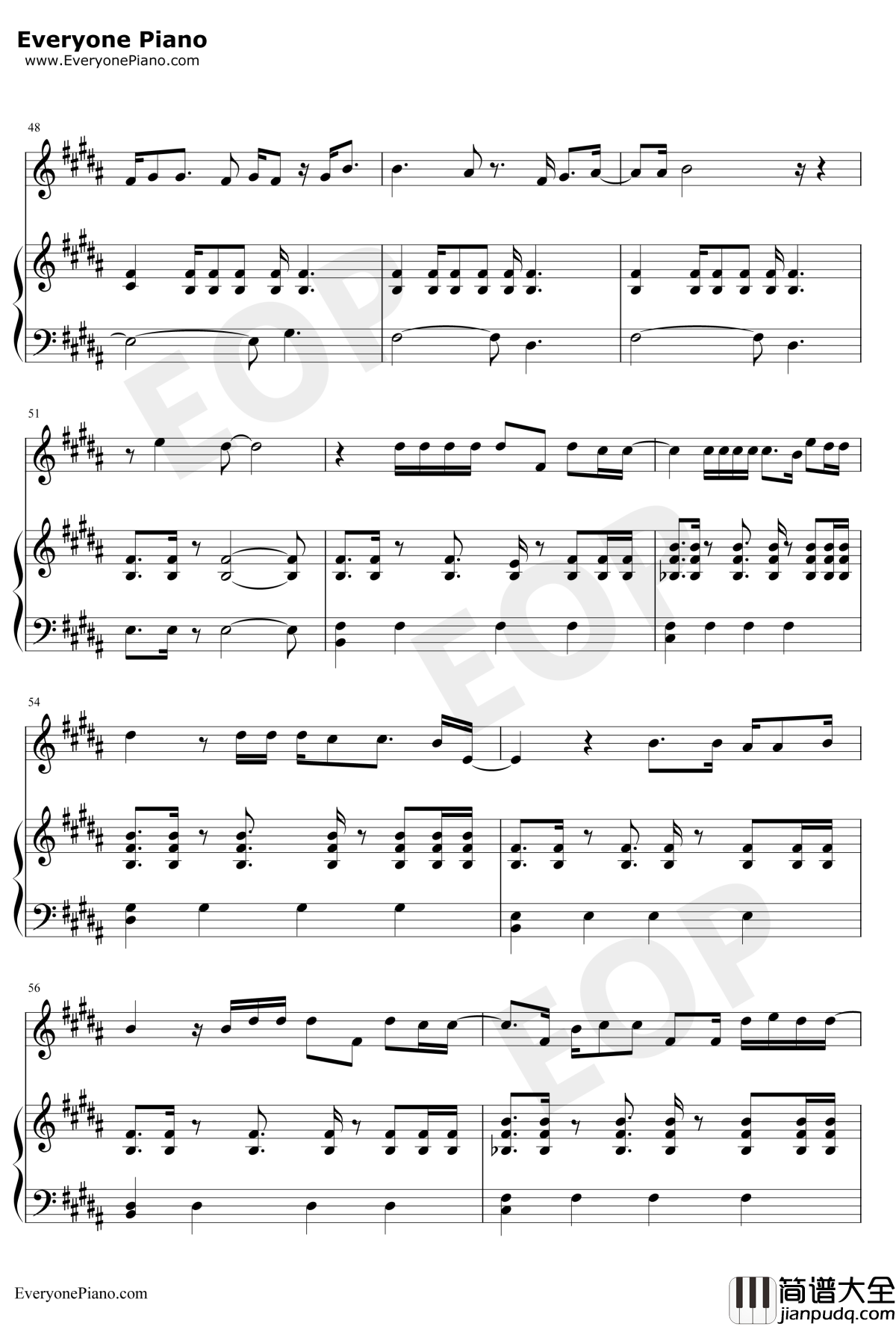 You_Will_Be_Found钢琴谱_Benj_Pasek_亲爱的埃文汉森OST