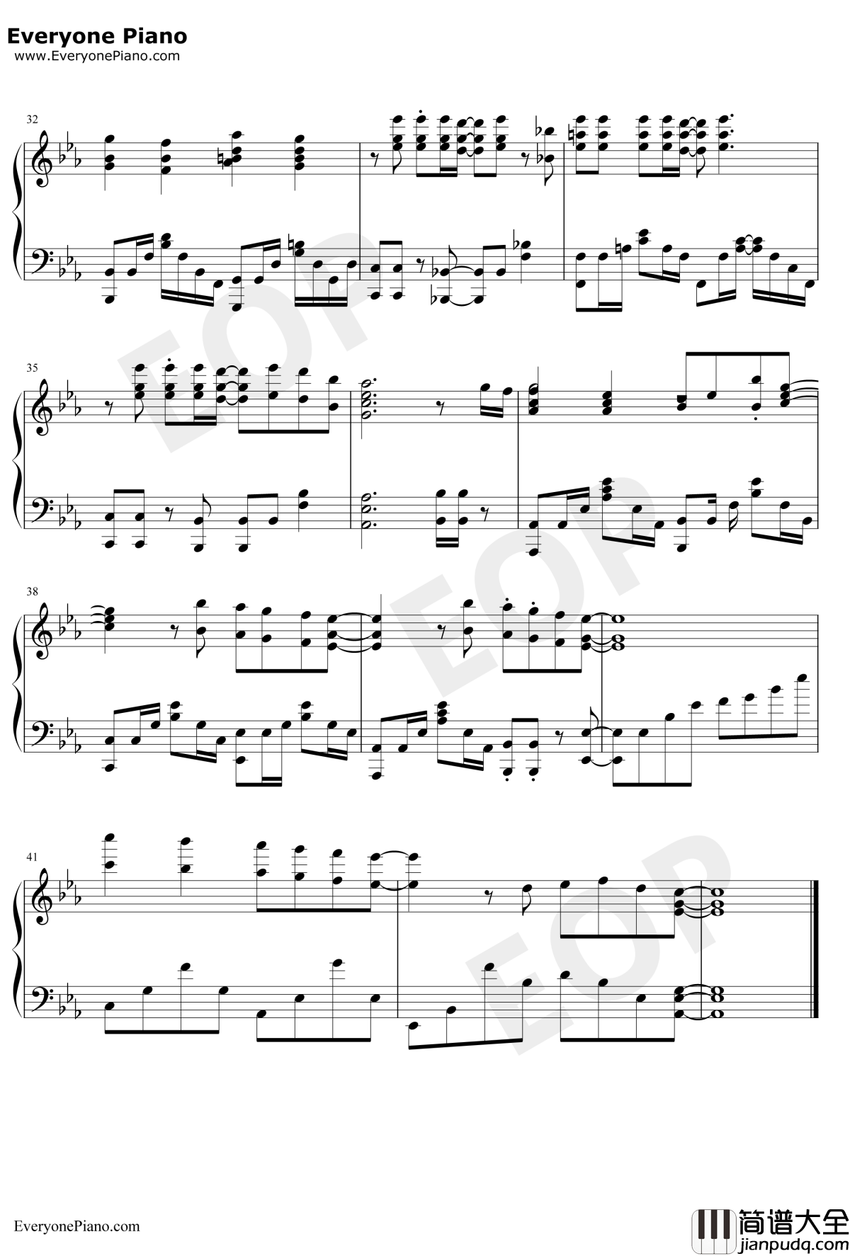 君にふれて钢琴谱_安月名莉子