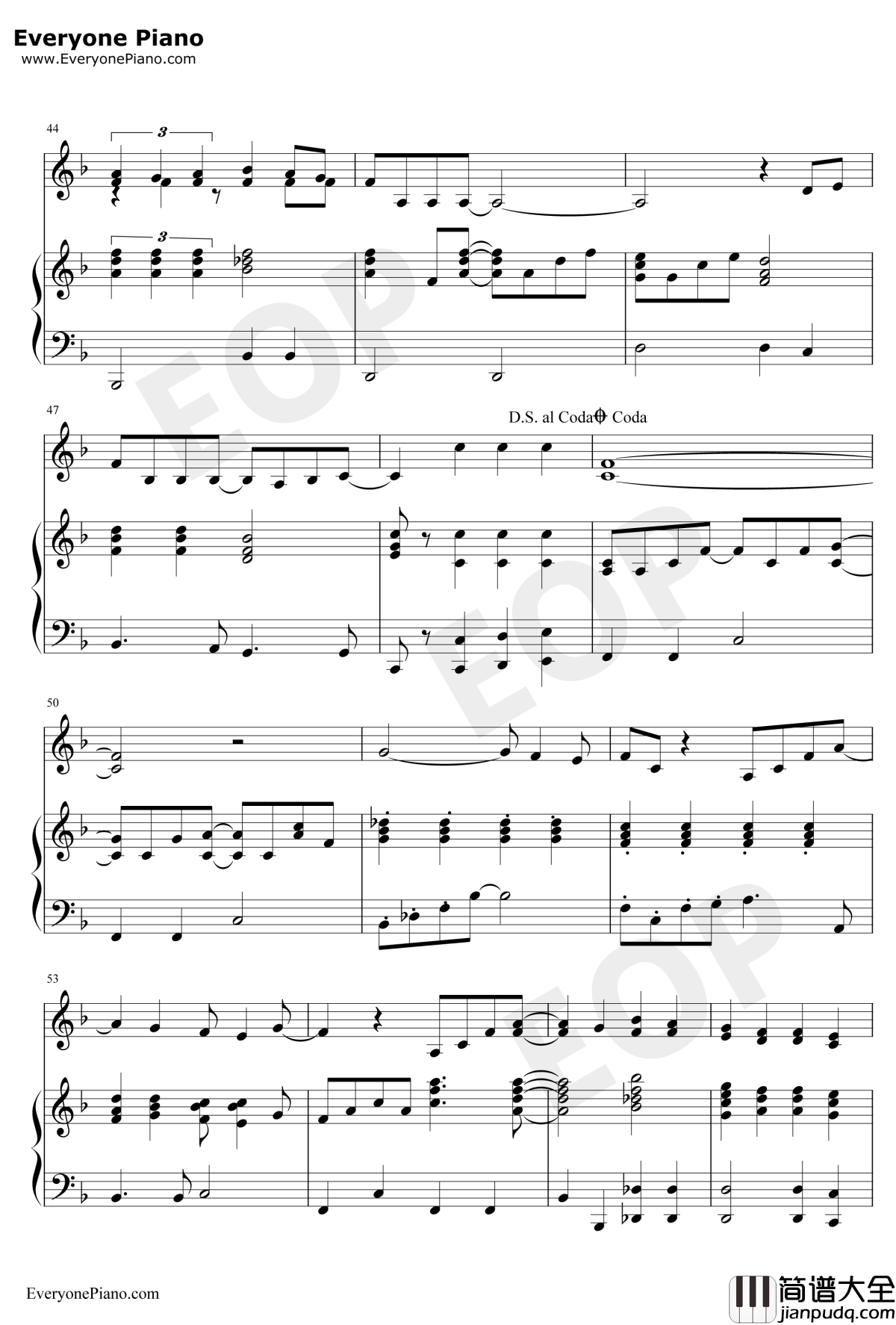 Thank_You_For_The_Music钢琴谱_ABBA