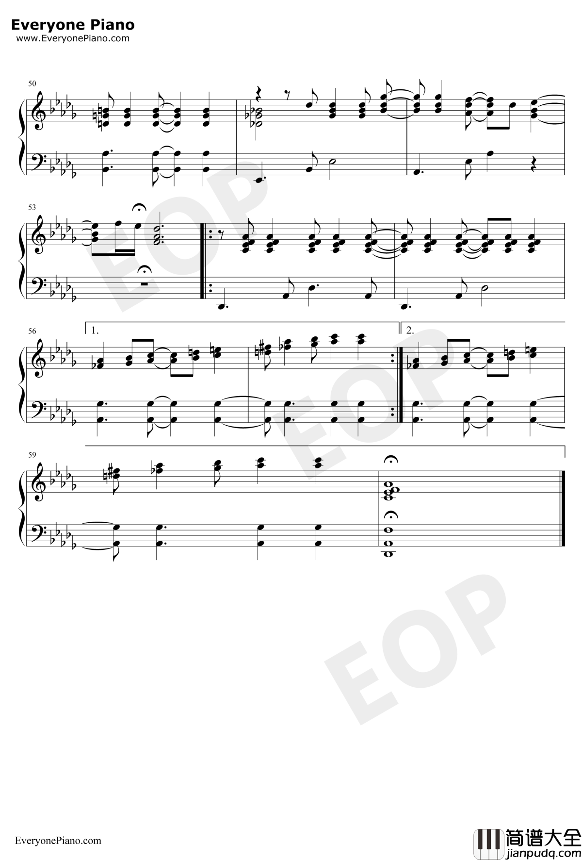 You_Are_The_Sunshine_Of_My_Life钢琴谱_Stevie_Wonder