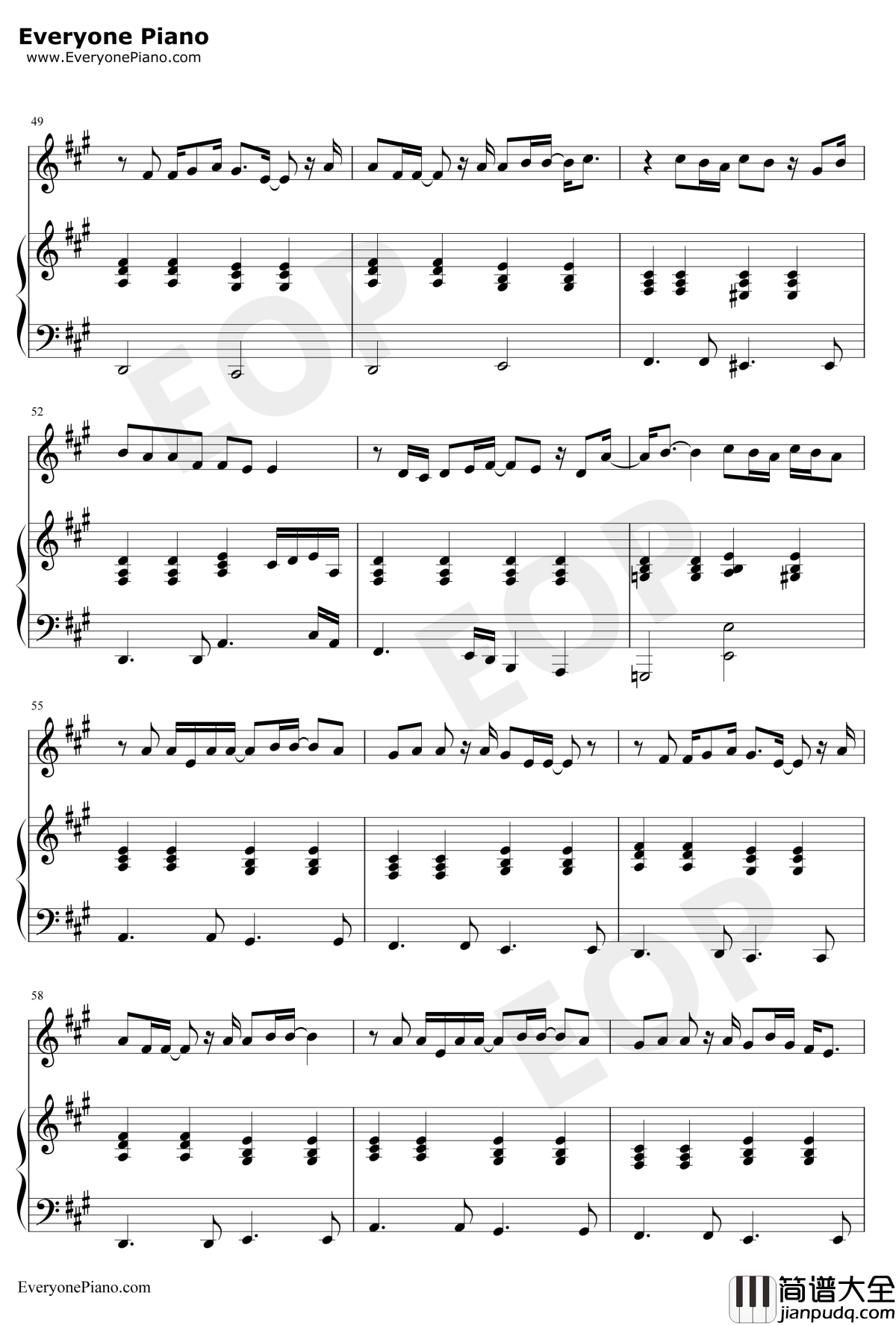 相信钢琴谱_孙燕姿