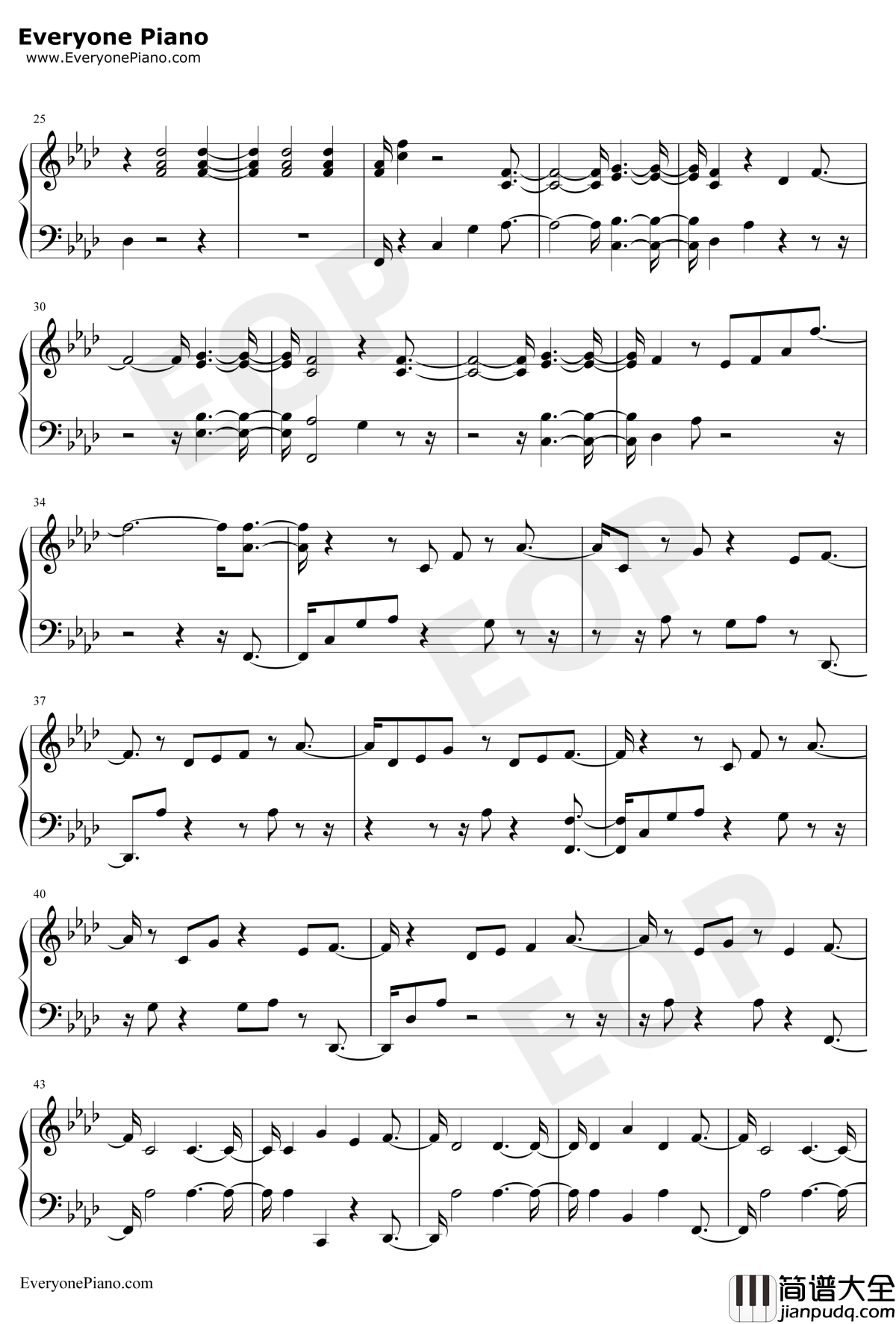 Woman_Like_Me钢琴谱_Little_Mix_/_Nicki_Minaj