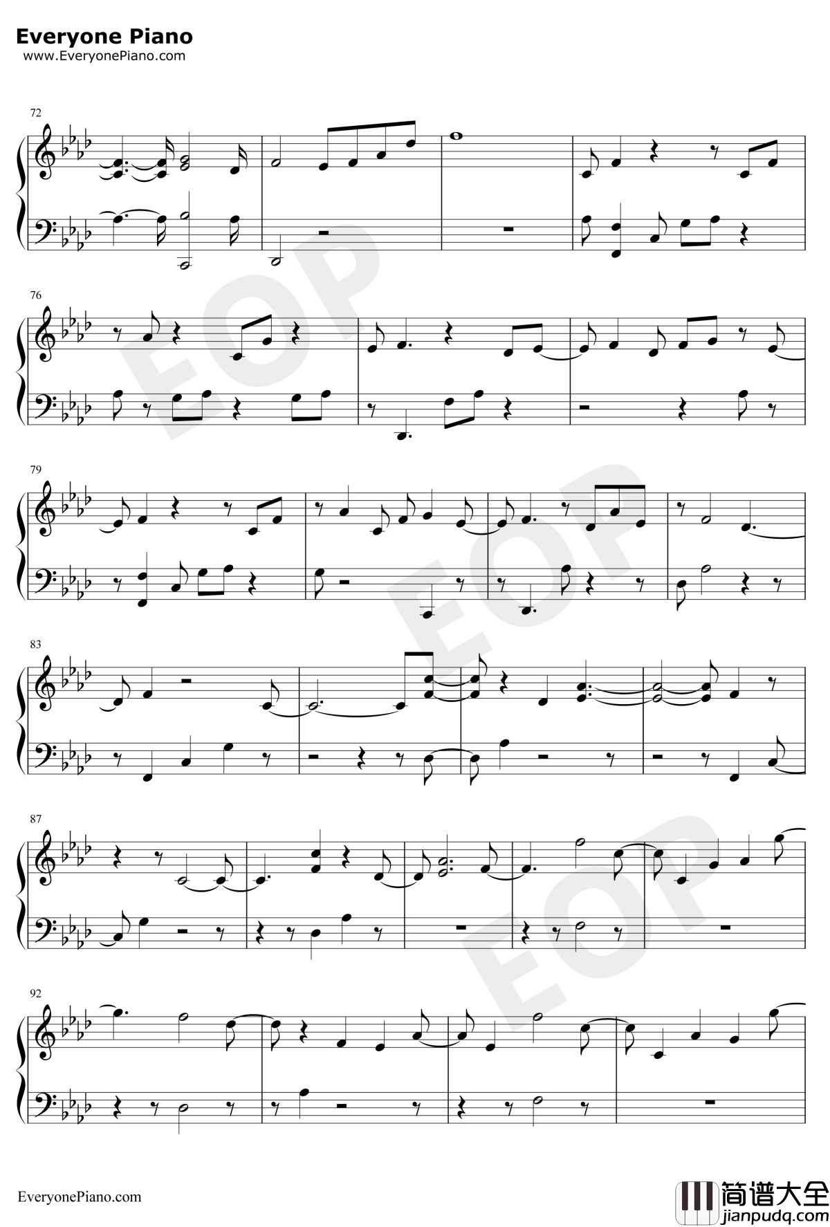 Woman_Like_Me钢琴谱_Little_Mix_/_Nicki_Minaj