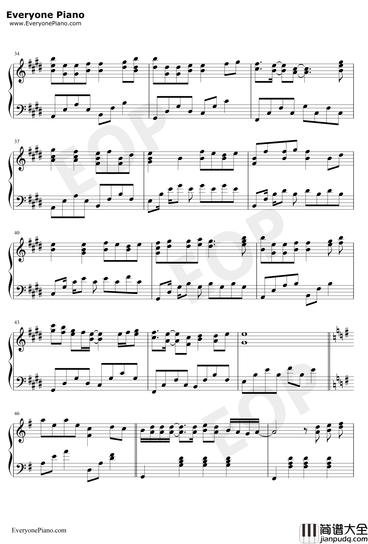 レクイエム钢琴谱_柊奈绪_黄昏乙女×失忆幽灵OST