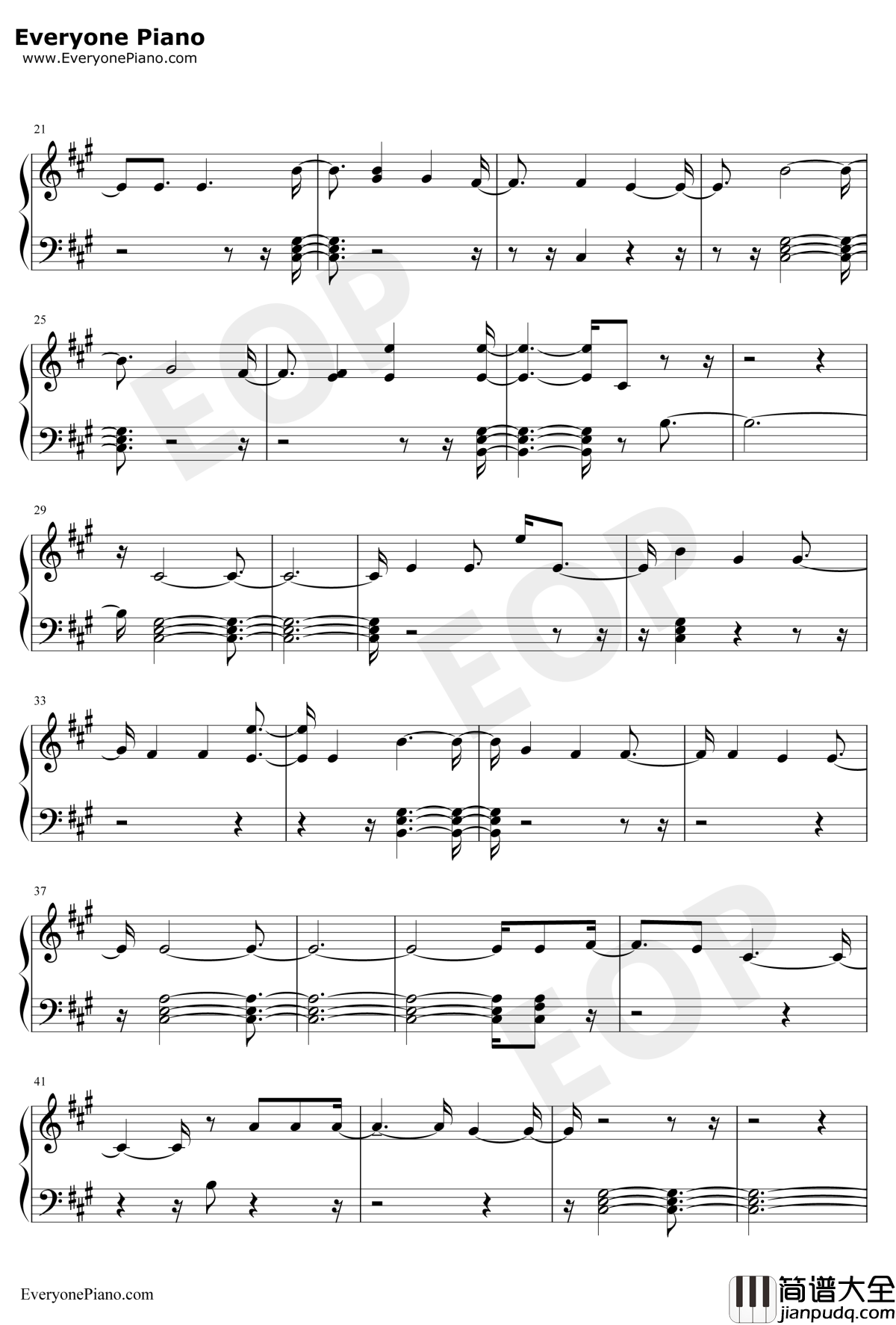 Look_What_I_Found钢琴谱_Lady_Gaga