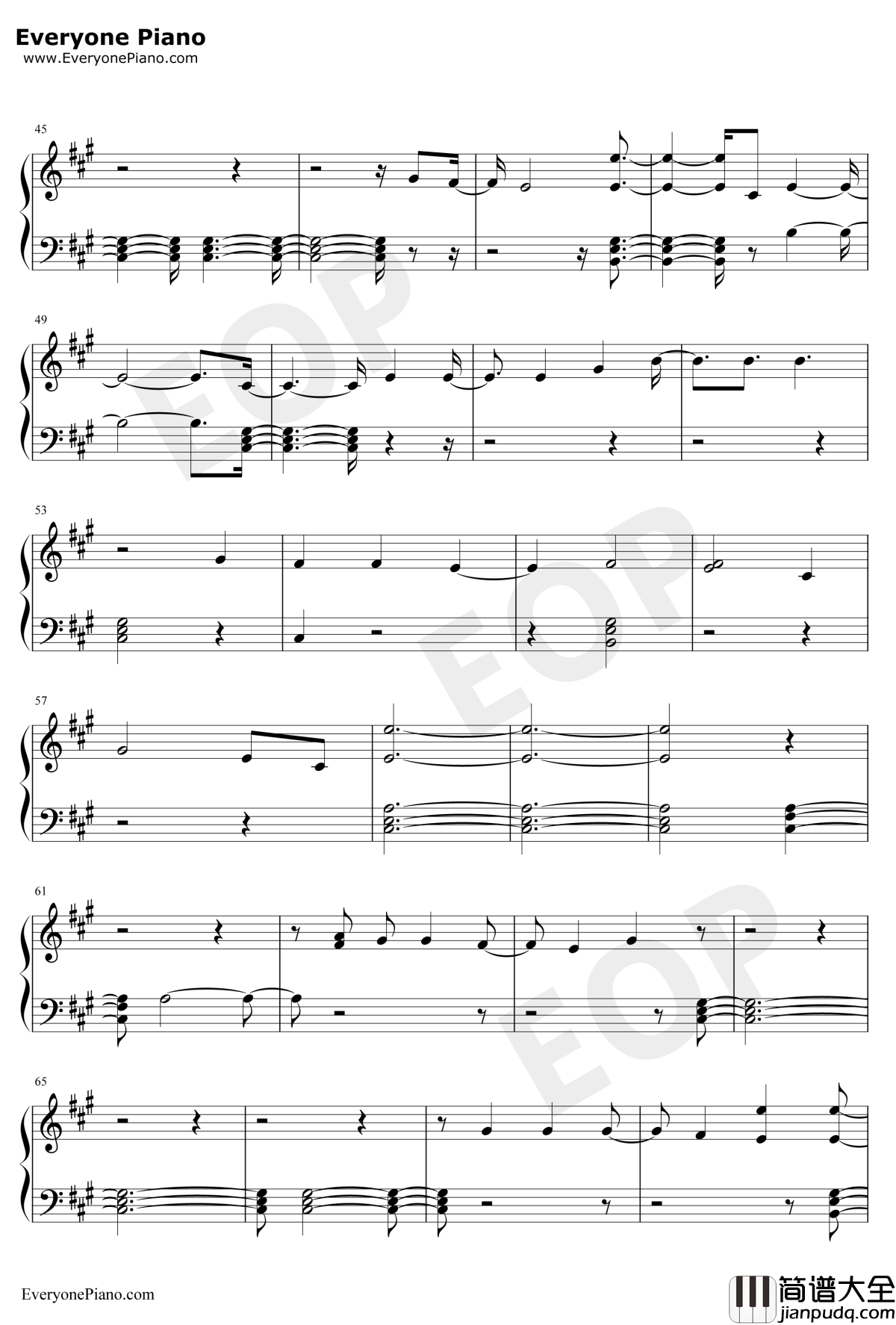 Look_What_I_Found钢琴谱_Lady_Gaga