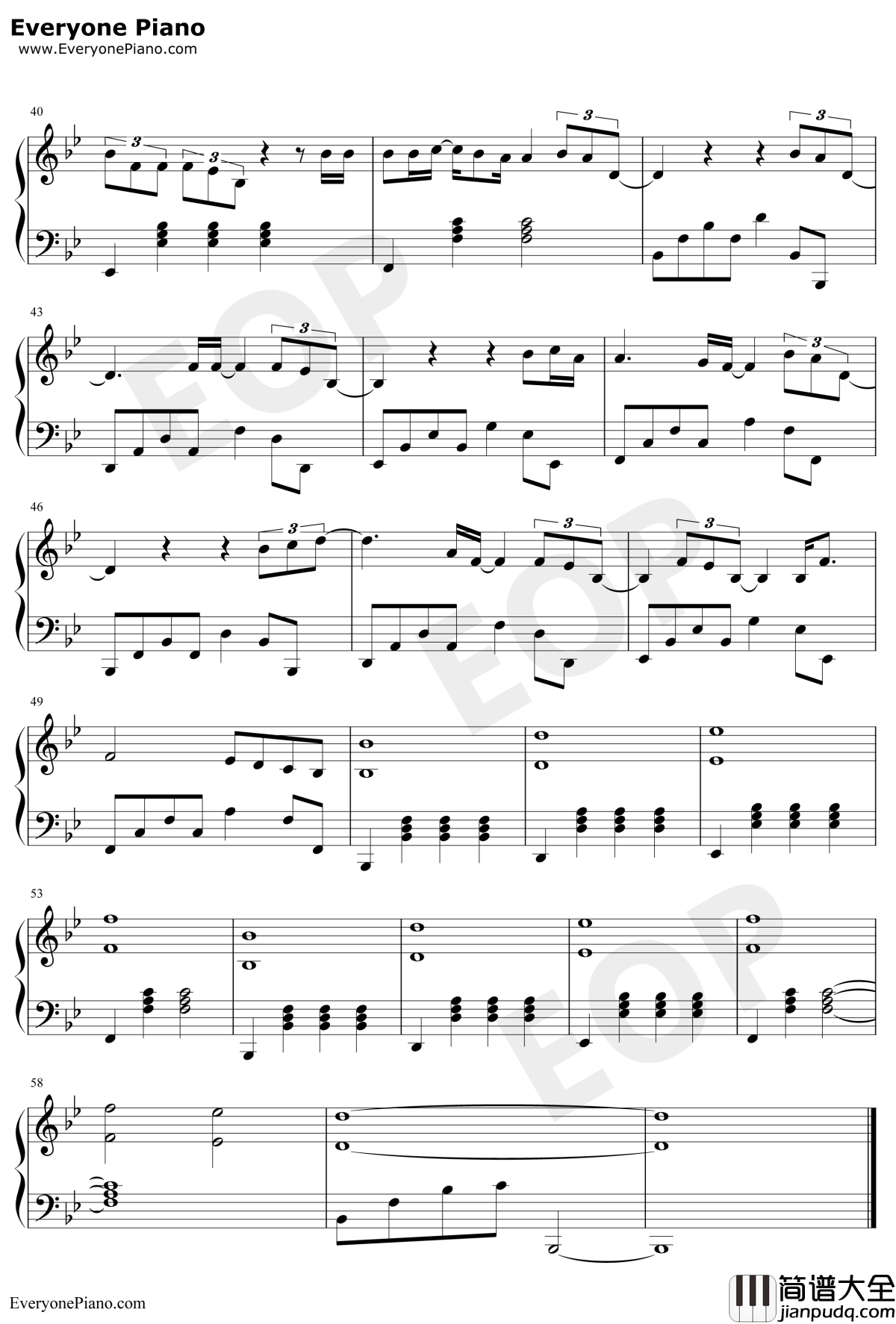 那时候钢琴谱_方艺谚