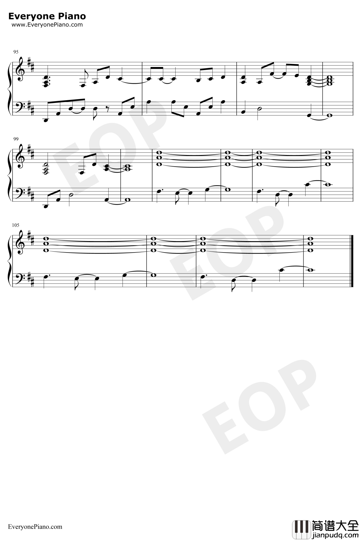 Dying_in_LA钢琴谱_Panic!_at_the_Disco