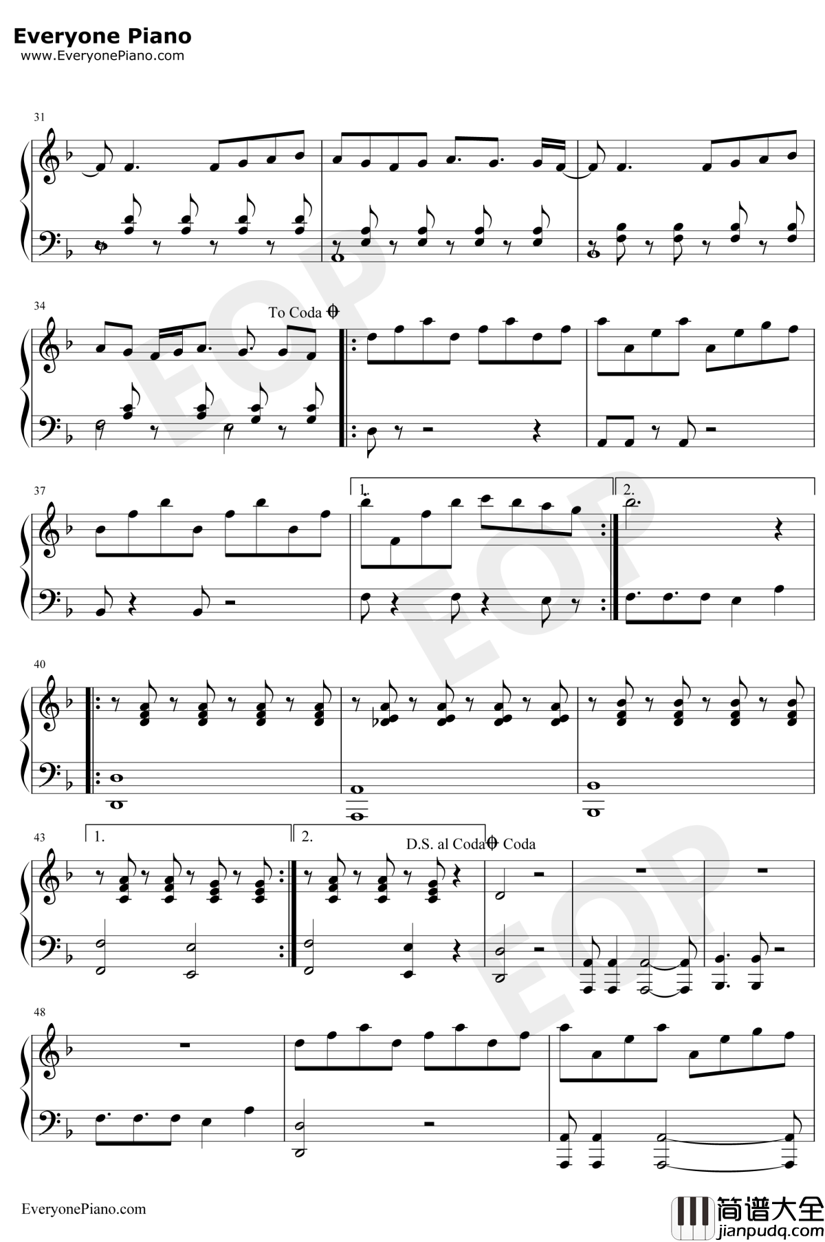 Fall_Away钢琴谱_Twenty_One_Pilots