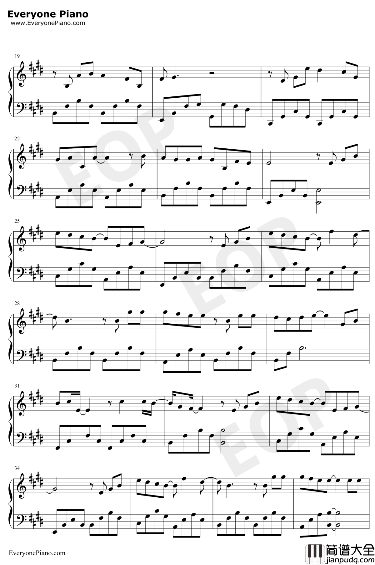 创造回忆钢琴谱_王鹤棣/官鸿/梁靖康/吴希泽_流星花园插曲