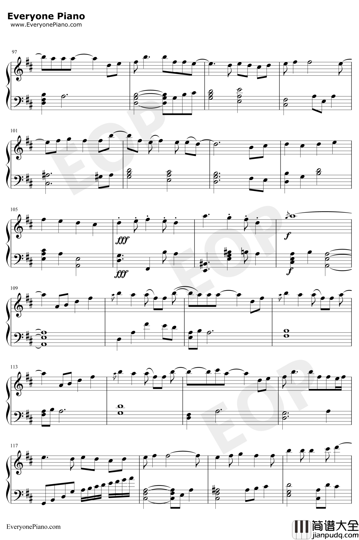 彗星的眼泪钢琴谱_金莎_幸福的眼泪片尾曲