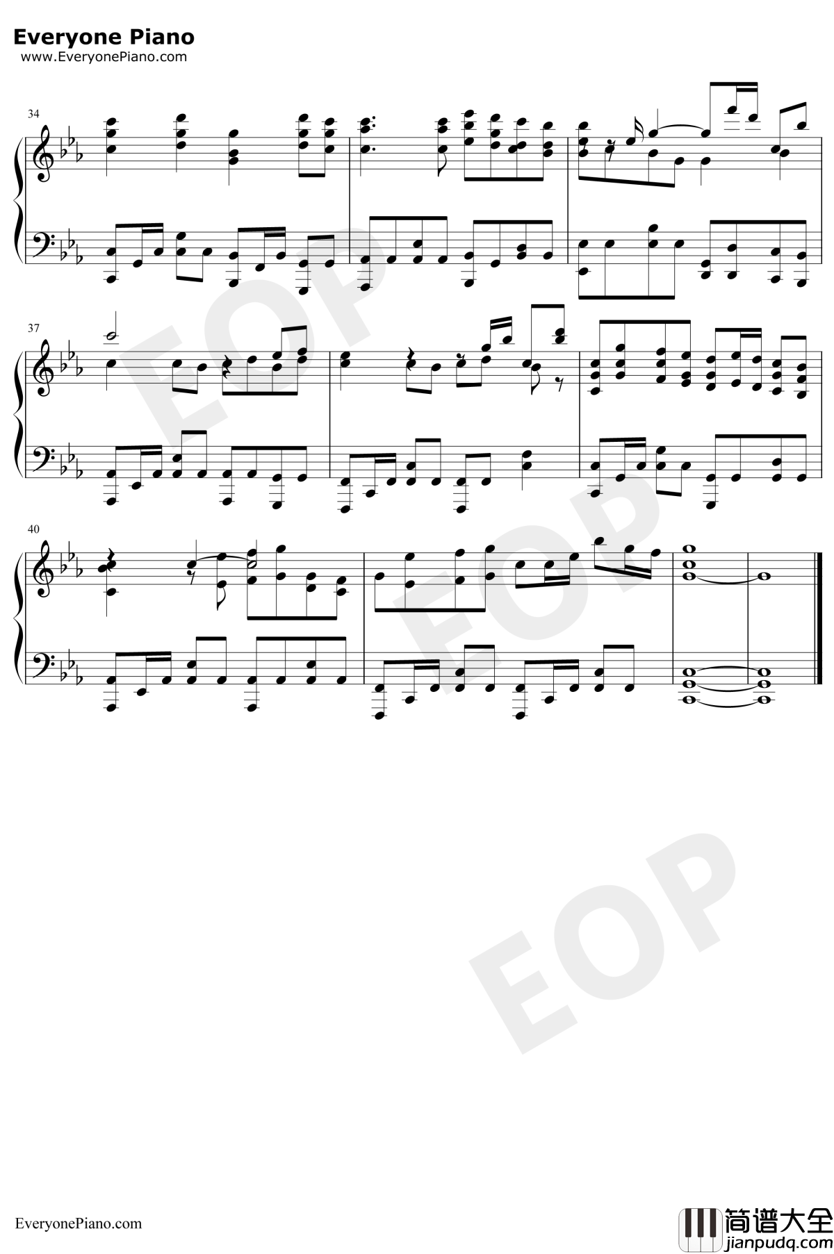 暁钢琴谱_志方晶子_晨曦公主ED2