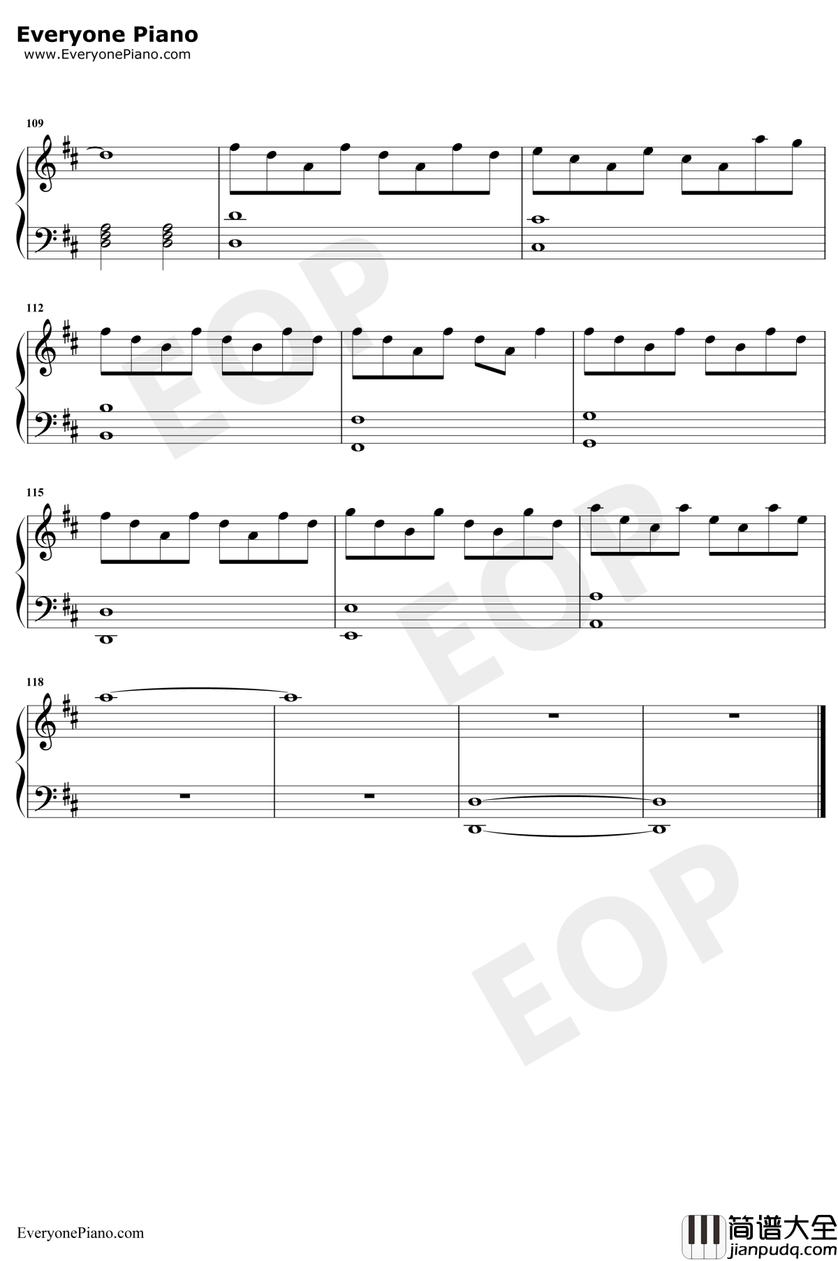 地铁等待钢琴谱_宋孟君_钢琴独奏版