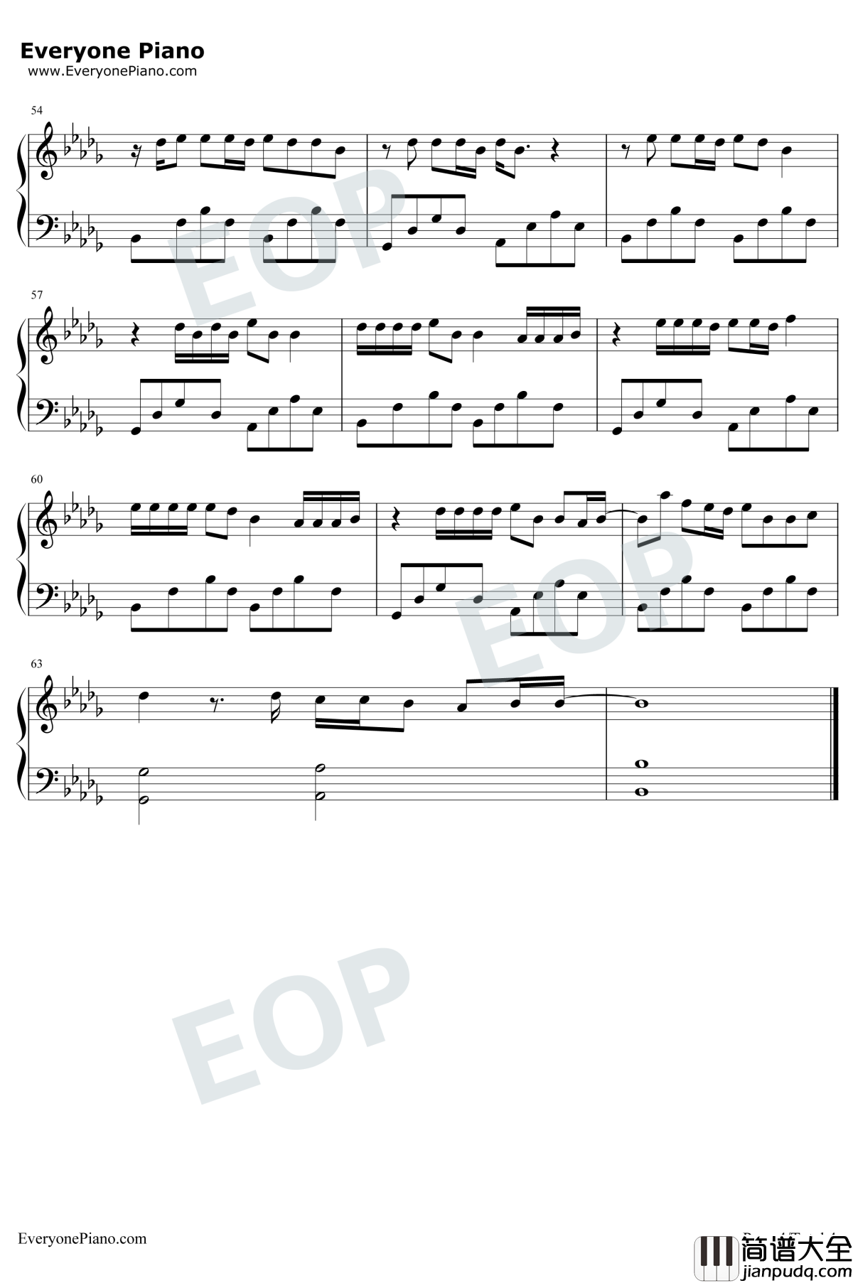 That_Girl_钢琴谱_Olly_Murs