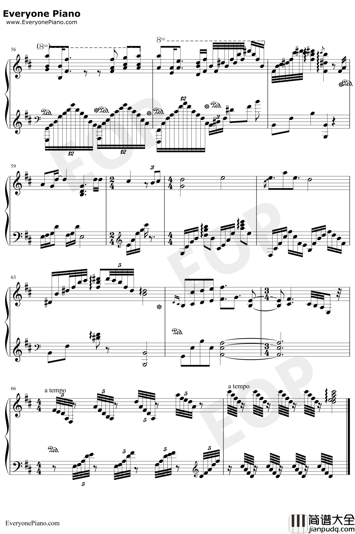 晴钢琴谱_汪苏泷