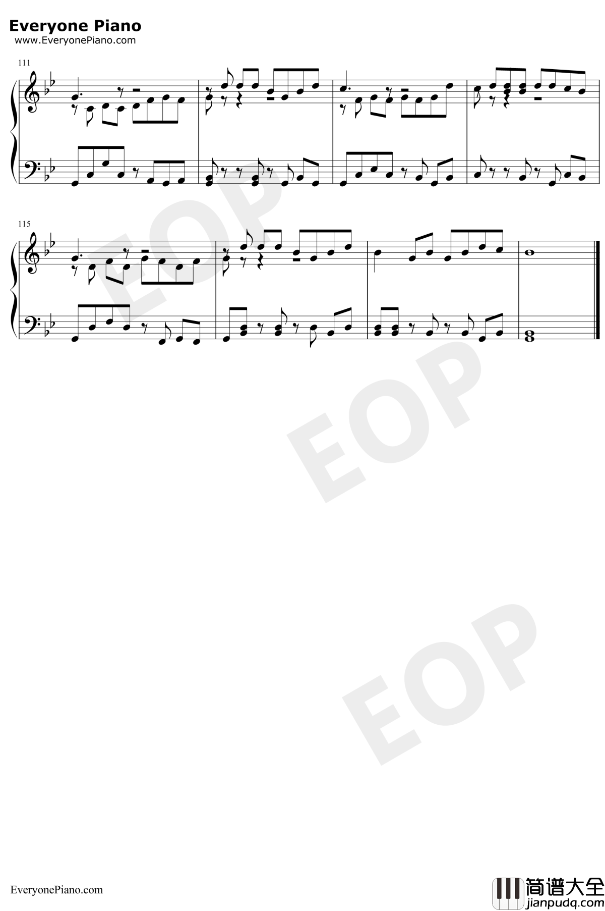 爱之初体验钢琴谱_张震岳