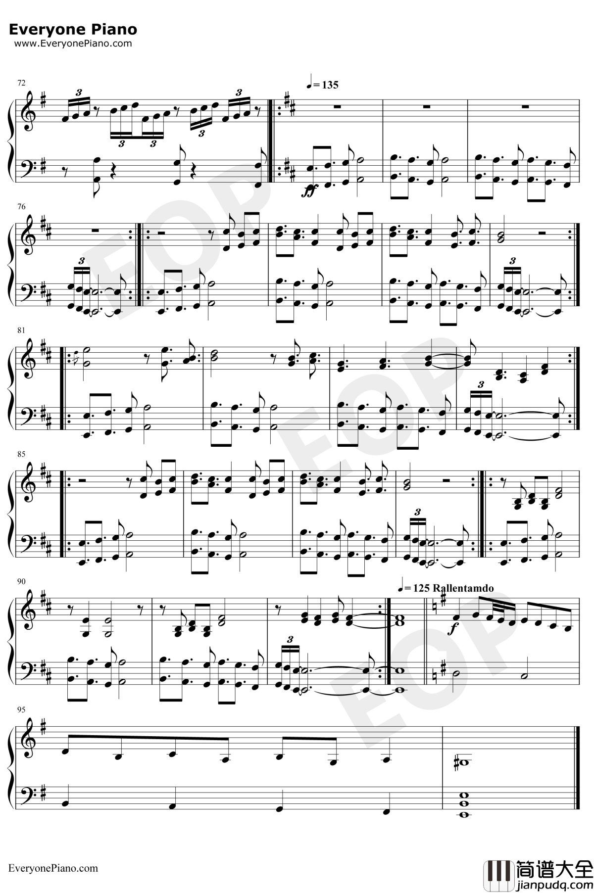 Roundabout钢琴谱_Yes