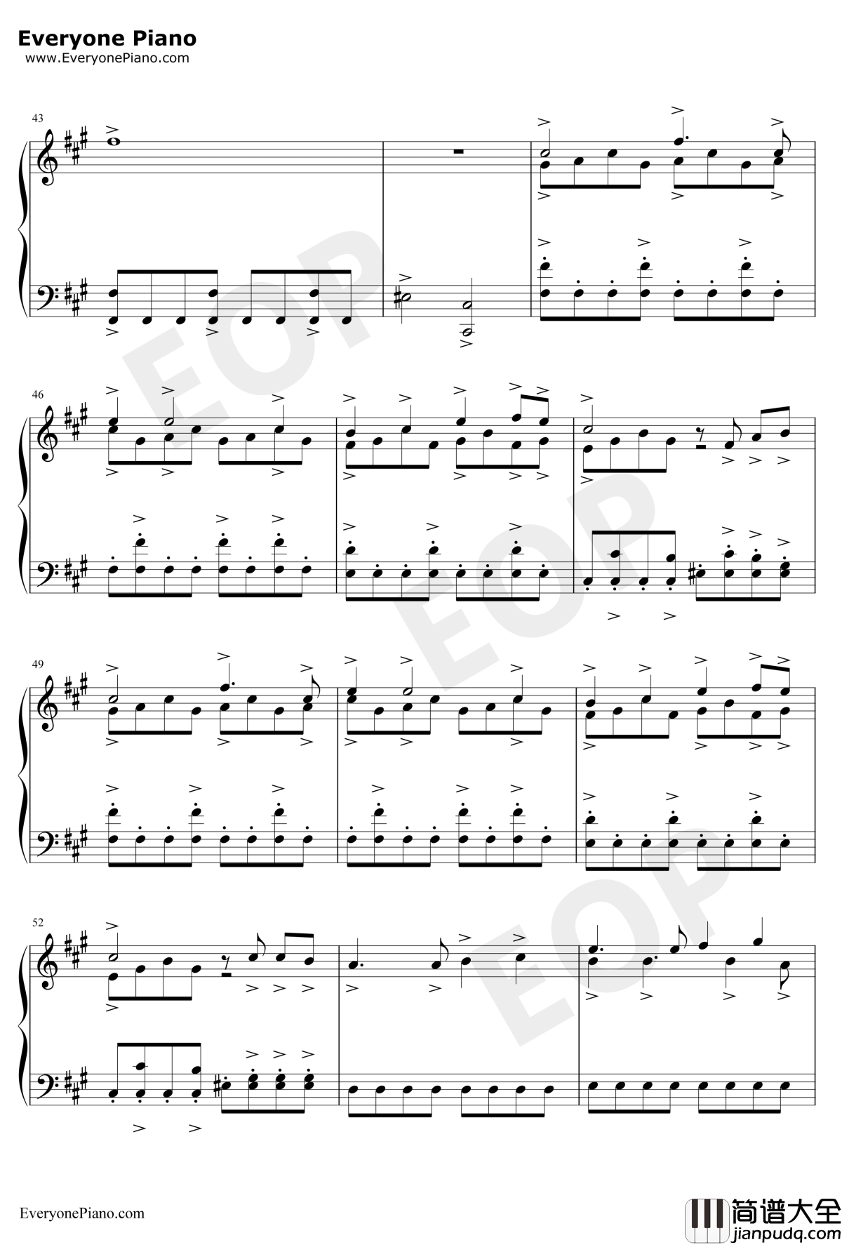 清心普善咒钢琴谱_胡伟立_笑傲江湖琴箫合奏