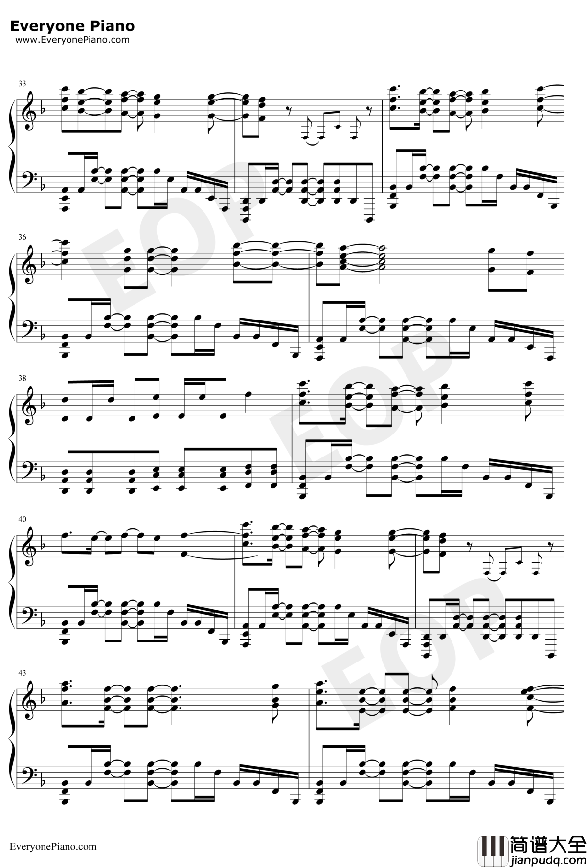 KISS_OF_DEATH钢琴谱_中岛美嘉_DARLINGintheFRANXXOP