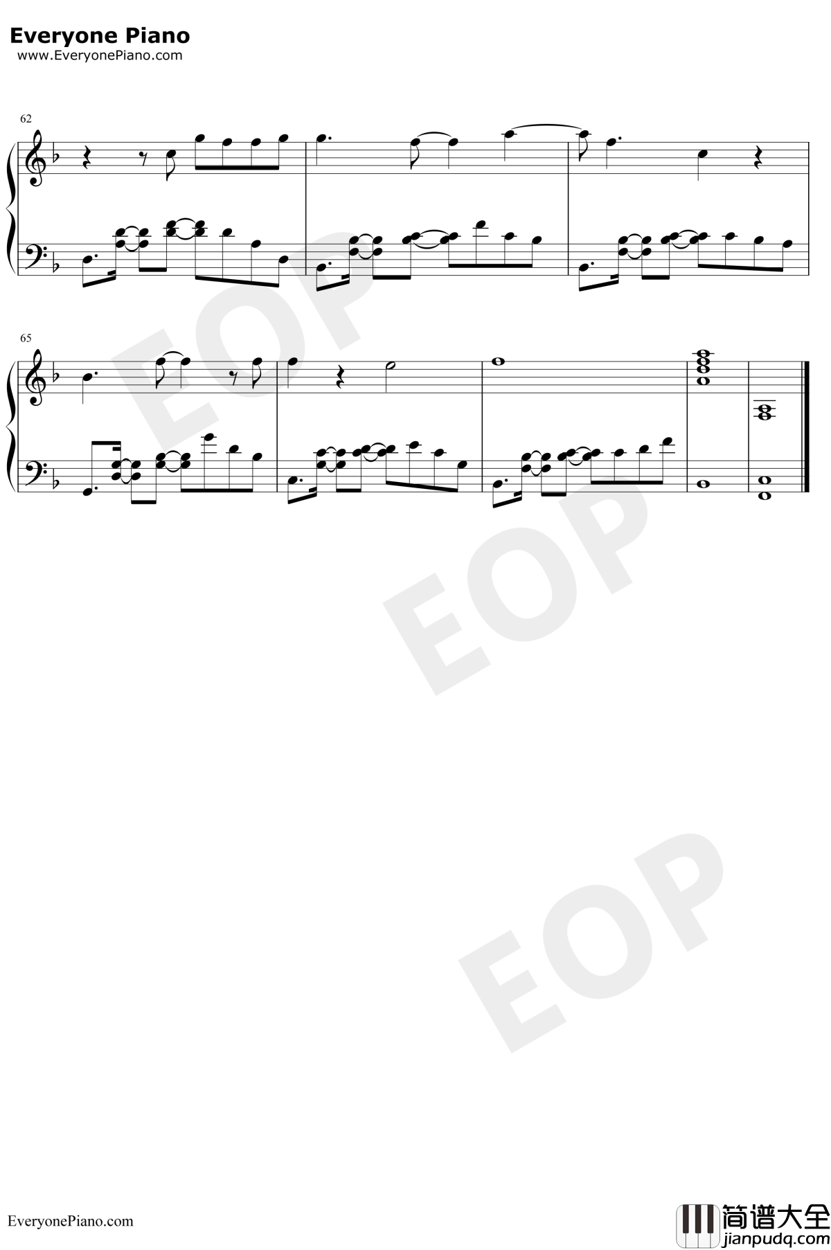 Rise钢琴谱_安月名莉子_终将成为你OST