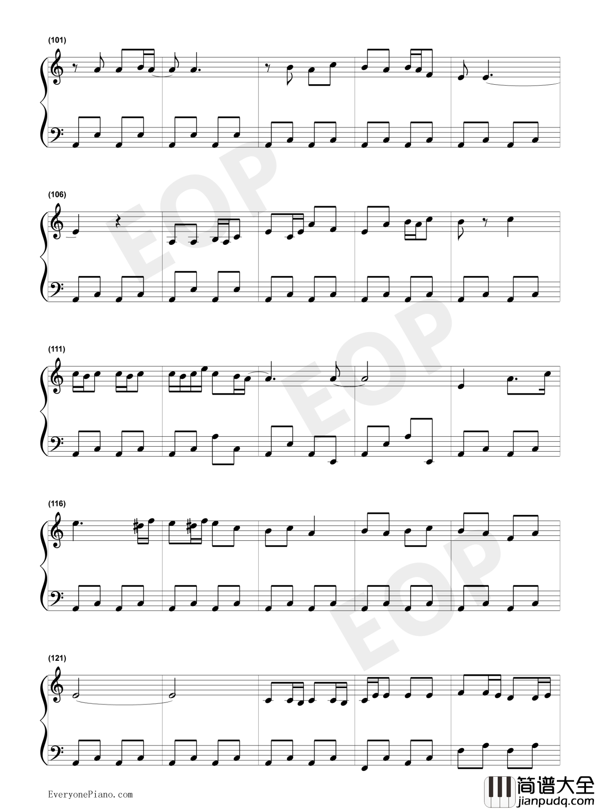 なみだの操钢琴谱_殿さまキングス_涙の操_樱桃小丸子插曲