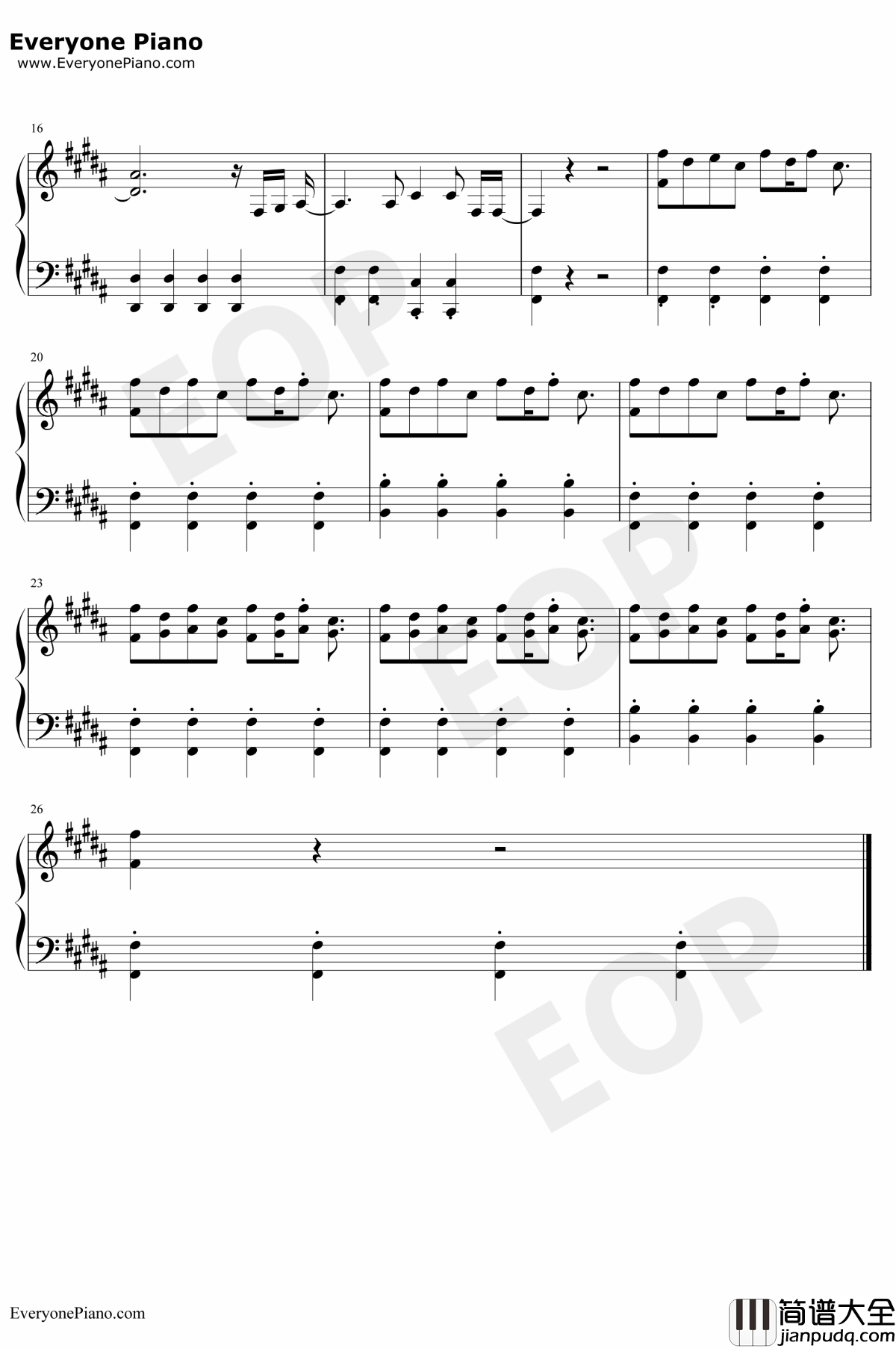 The_Run_And_Go钢琴谱_TwentyOnePilots_TwentyOnePilots