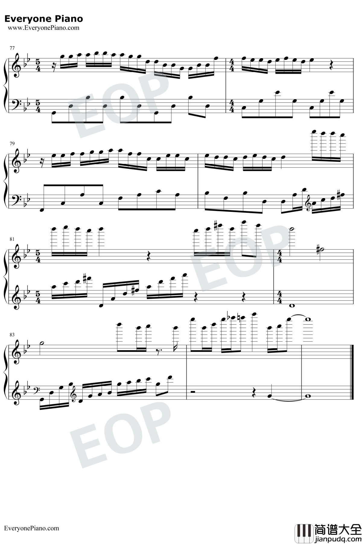 梦中的婚礼绝美版钢琴谱_理查德·克莱德曼_如此华丽的乐曲却也只是一场梦