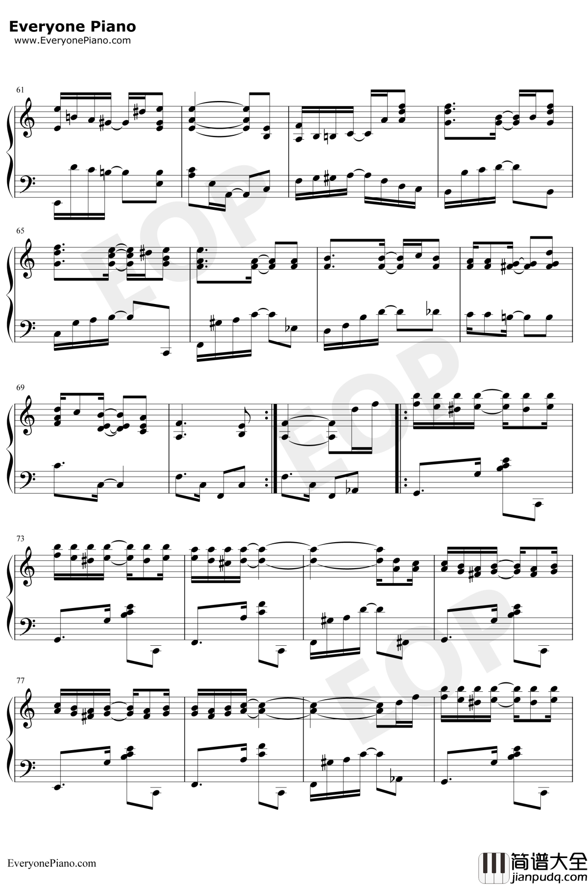 Solace钢琴谱_ScottJoplin_安慰_生化奇兵无限BGM