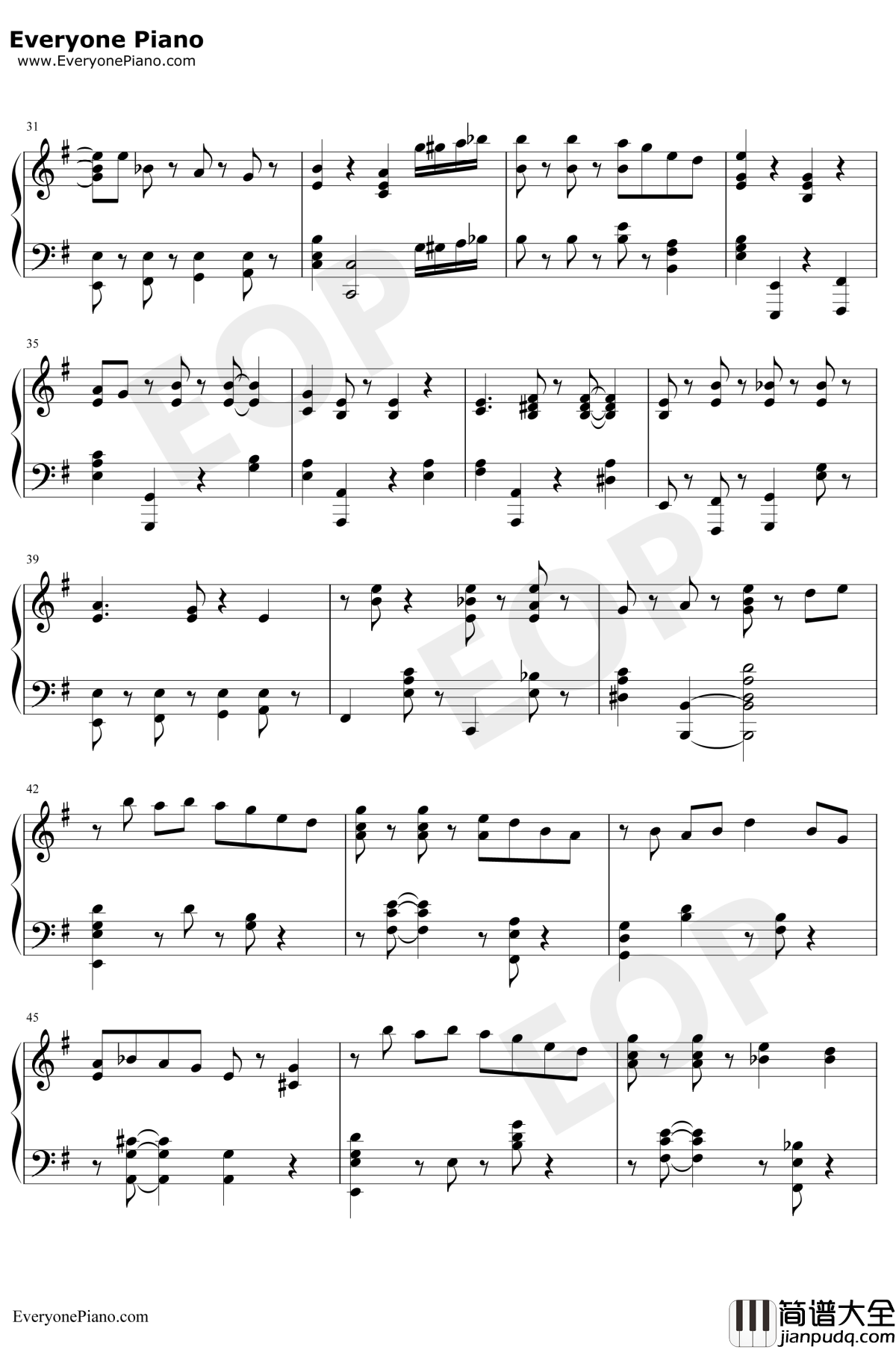 GINTONIC~オヤジ~钢琴谱_大岳香子_大岳香子