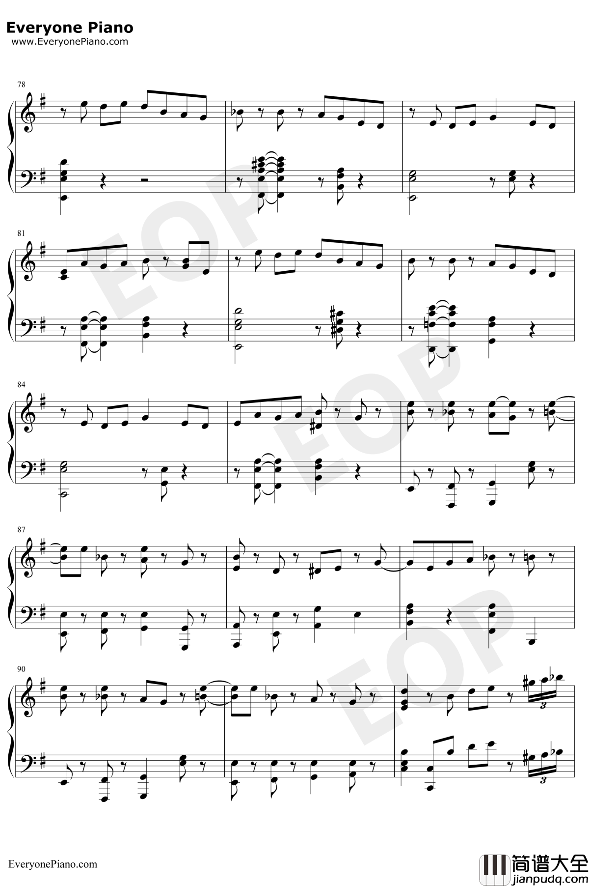 GINTONIC~オヤジ~钢琴谱_大岳香子_大岳香子