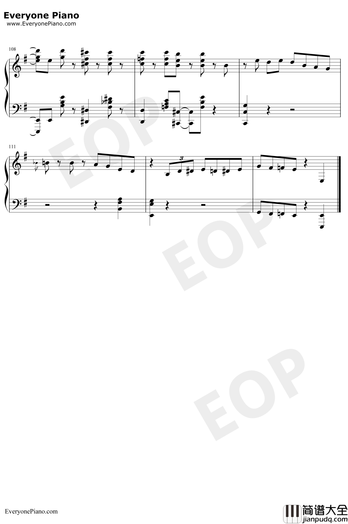 GINTONIC~オヤジ~钢琴谱_大岳香子_大岳香子