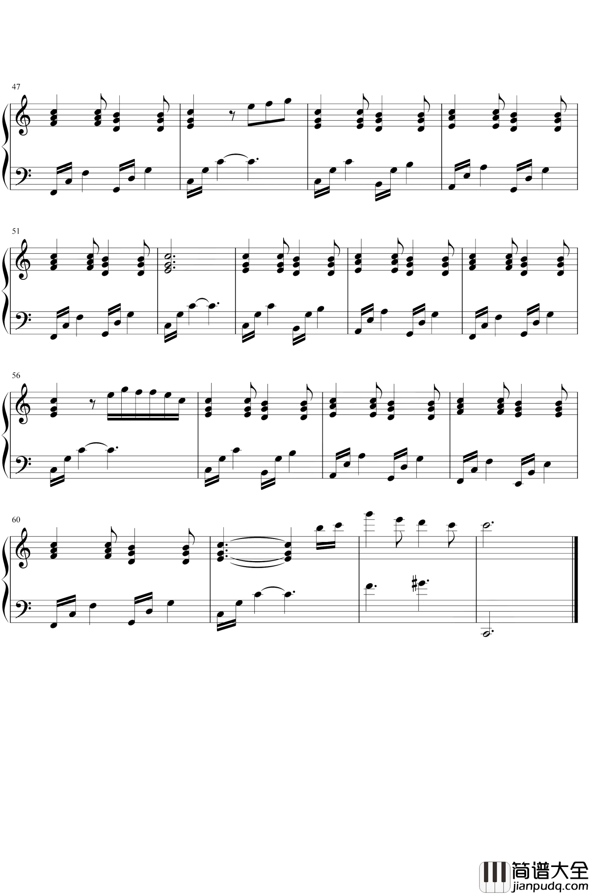 给妈妈钢琴谱_房东的猫_献给我此生最爱的妈妈