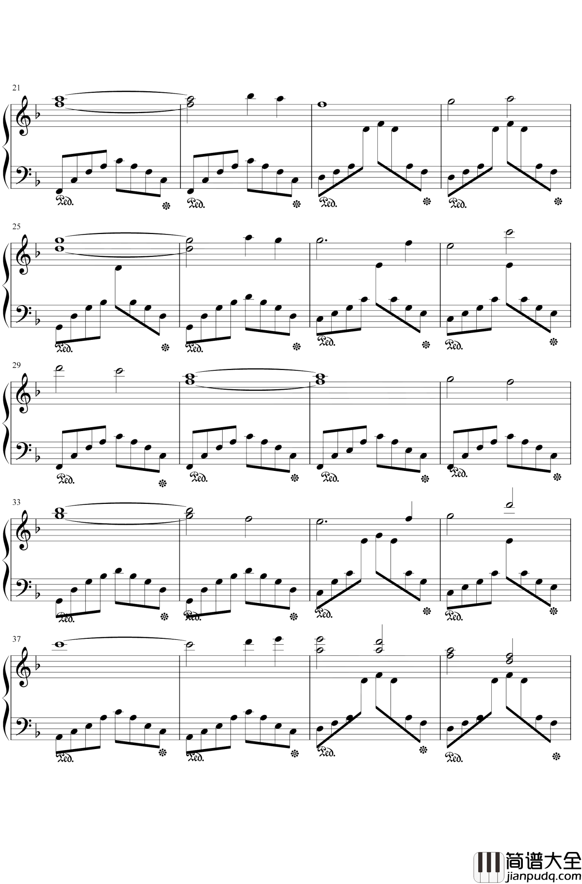 青玉案钢琴谱_吴欣睿_龙葵公主的爱与情