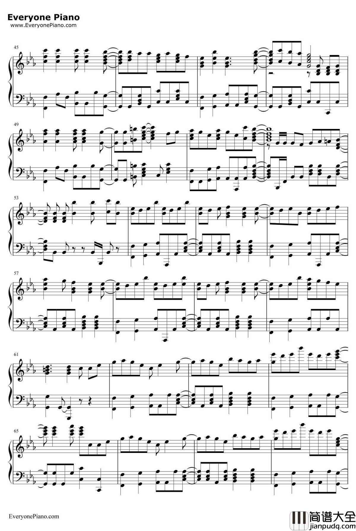 Daydream_Cafe钢琴谱_PetitRabbit's_请问您今天要来点兔子吗OP