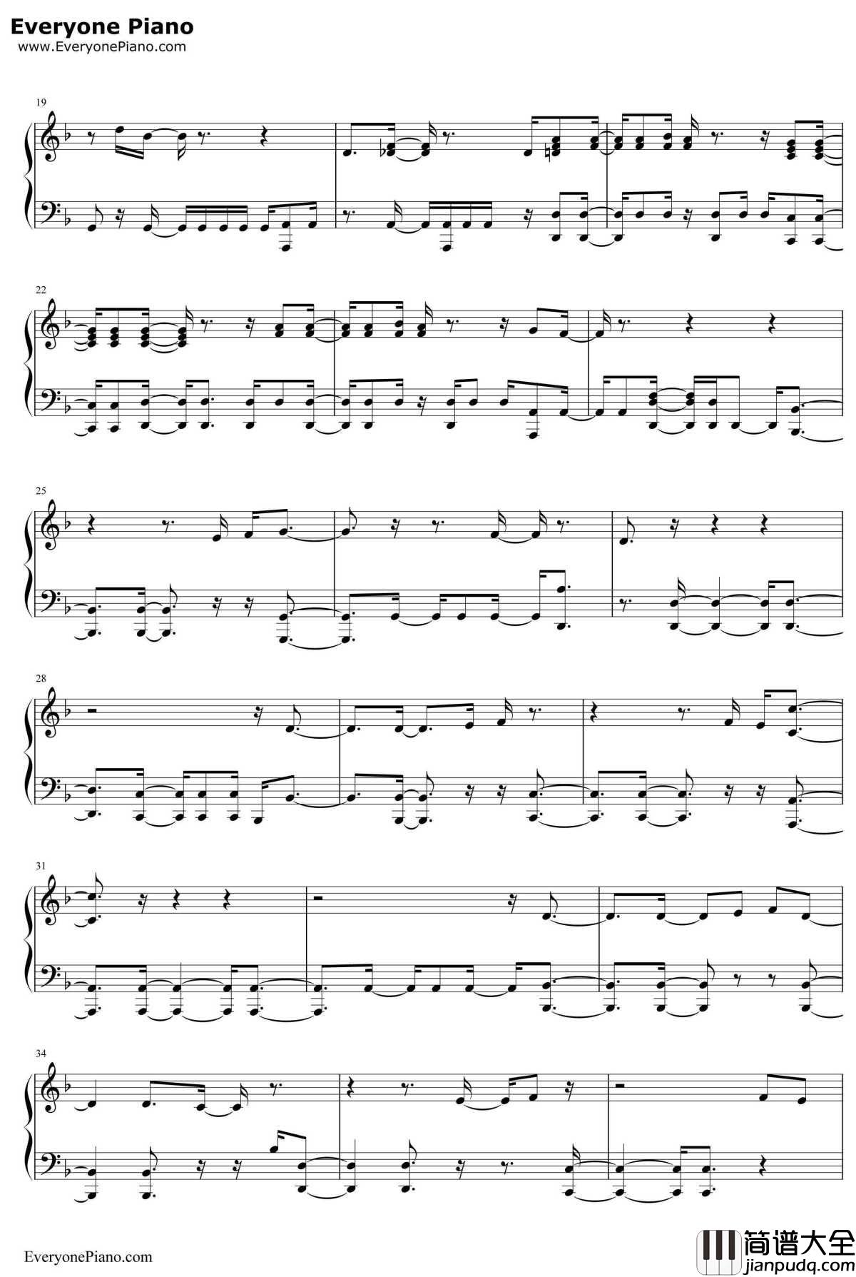 Beyond_My_Beloved_Horizon钢琴谱_HansZimmer&KlausBadelt_加勒比海盗5:死无对证