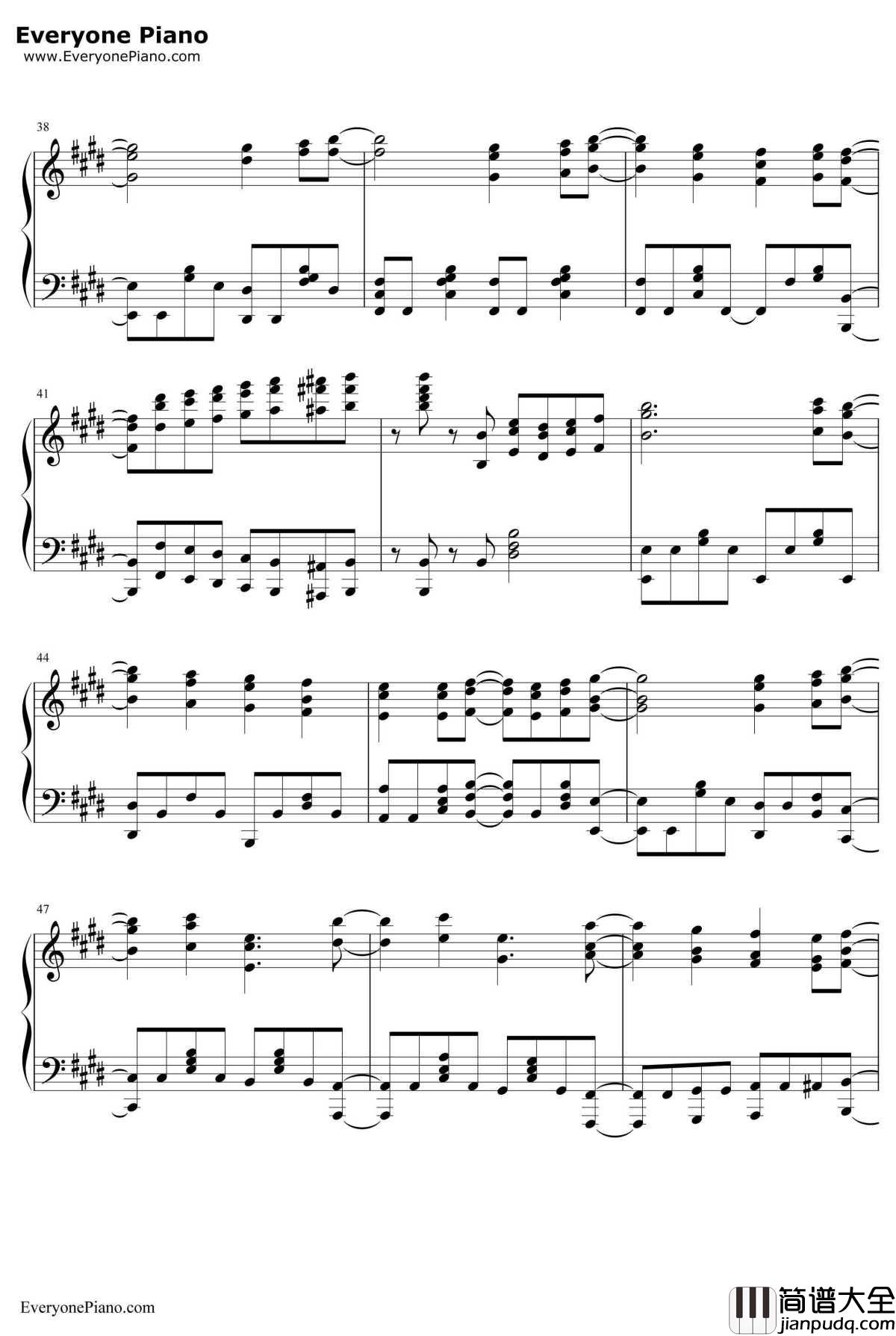 仆らは今のなかで钢琴谱_μ's_完整版_ラブライブ!OP