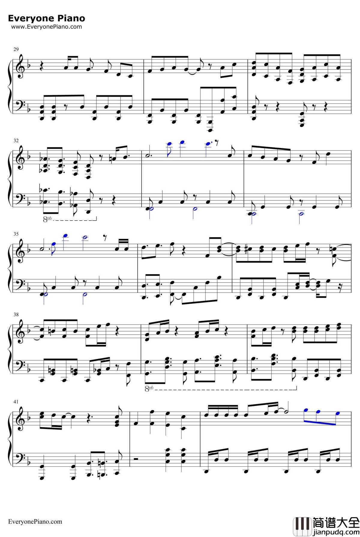 マジLOVE1000钢琴谱_ST☆RISH_歌之王子殿下ED