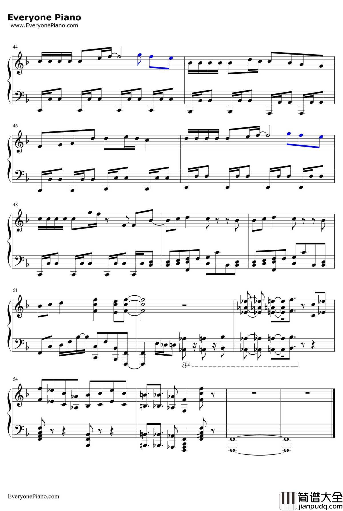 マジLOVE1000钢琴谱_ST☆RISH_歌之王子殿下ED