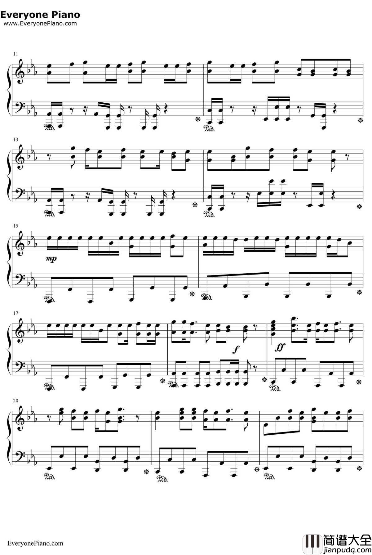 サムライハート(SomeLikeItHot!!)钢琴谱_SPYAIR_銀魂'ED1