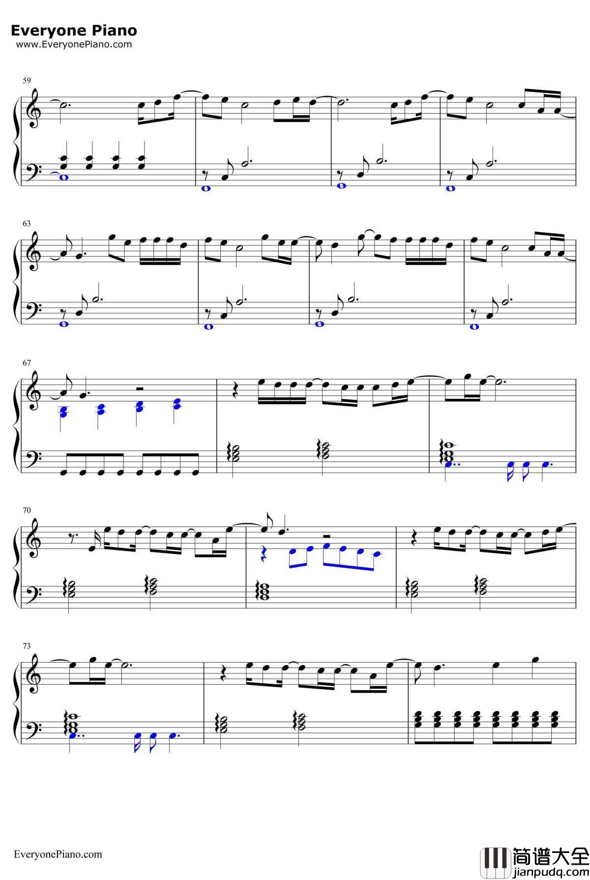 November_Rain钢琴谱_GunsN'Roses