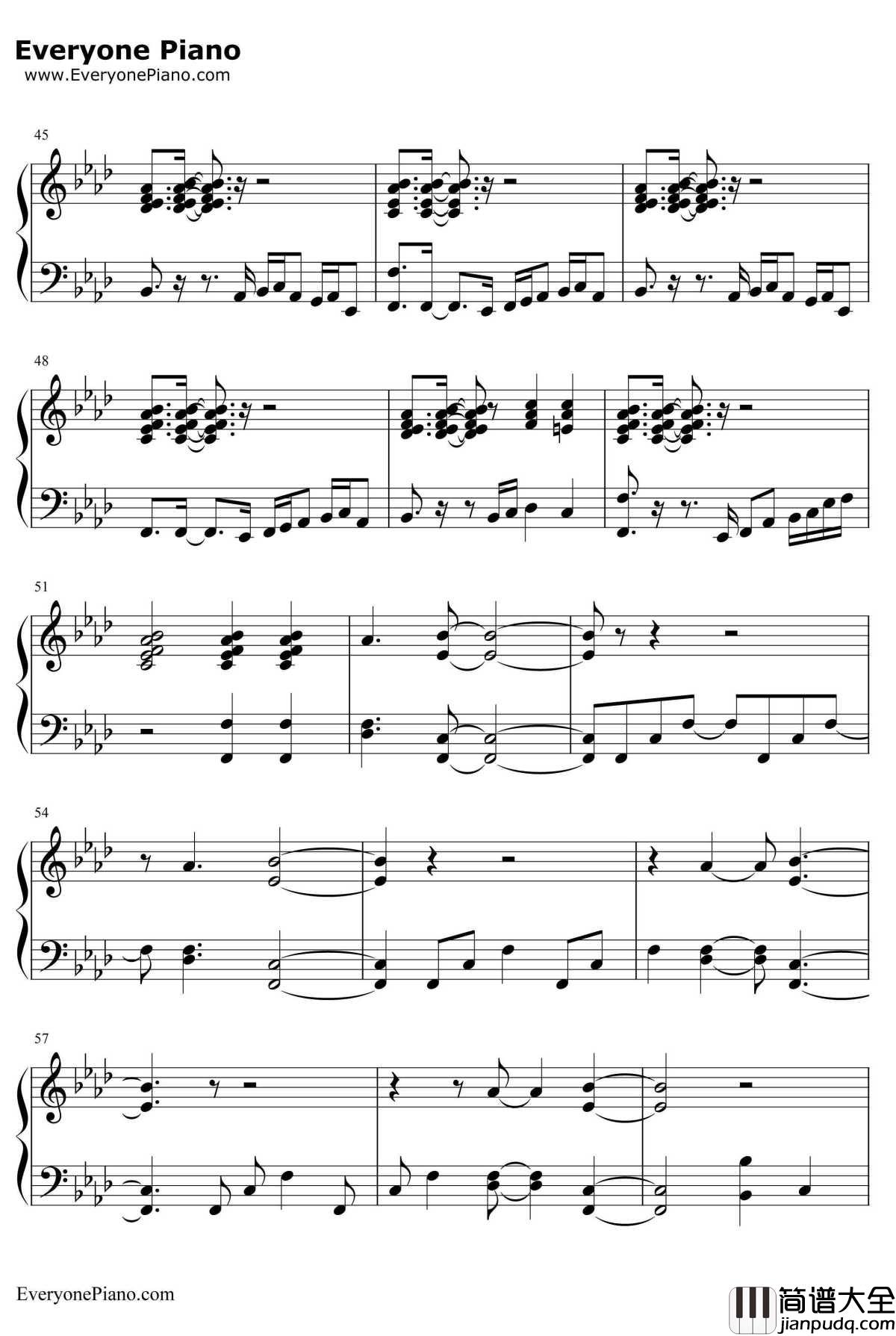 24K_Magic钢琴谱_BrunoMars