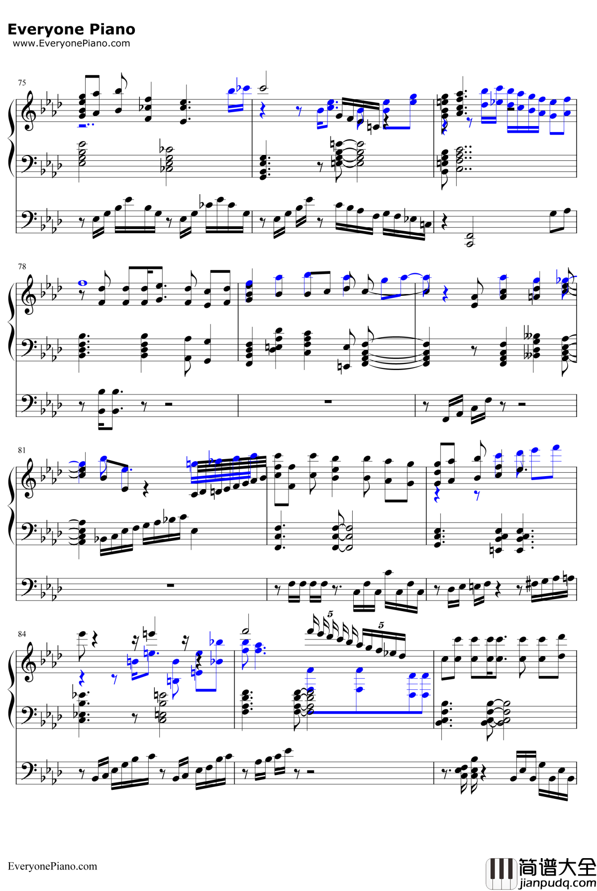 星を辿れば钢琴谱_大原ゆい子_小魔女学园ED1