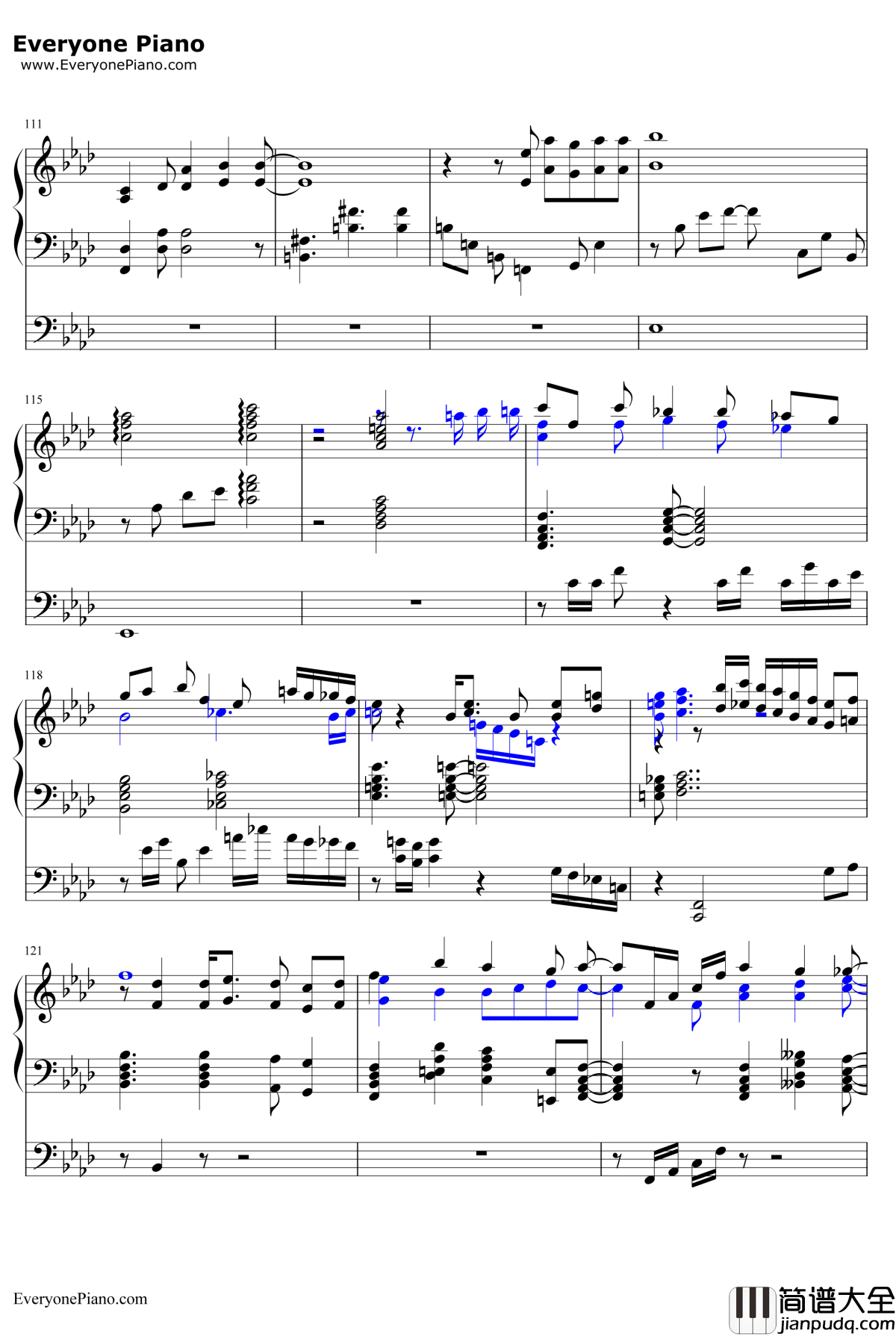 星を辿れば钢琴谱_大原ゆい子_小魔女学园ED1