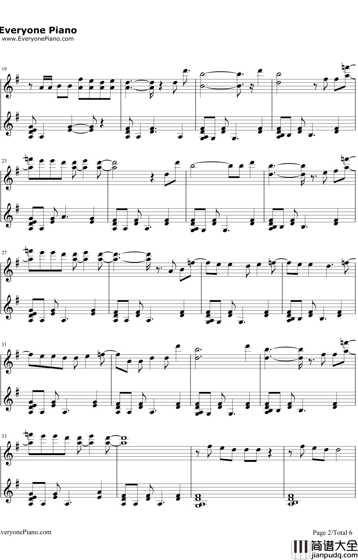 Sugar钢琴谱_Maroon5